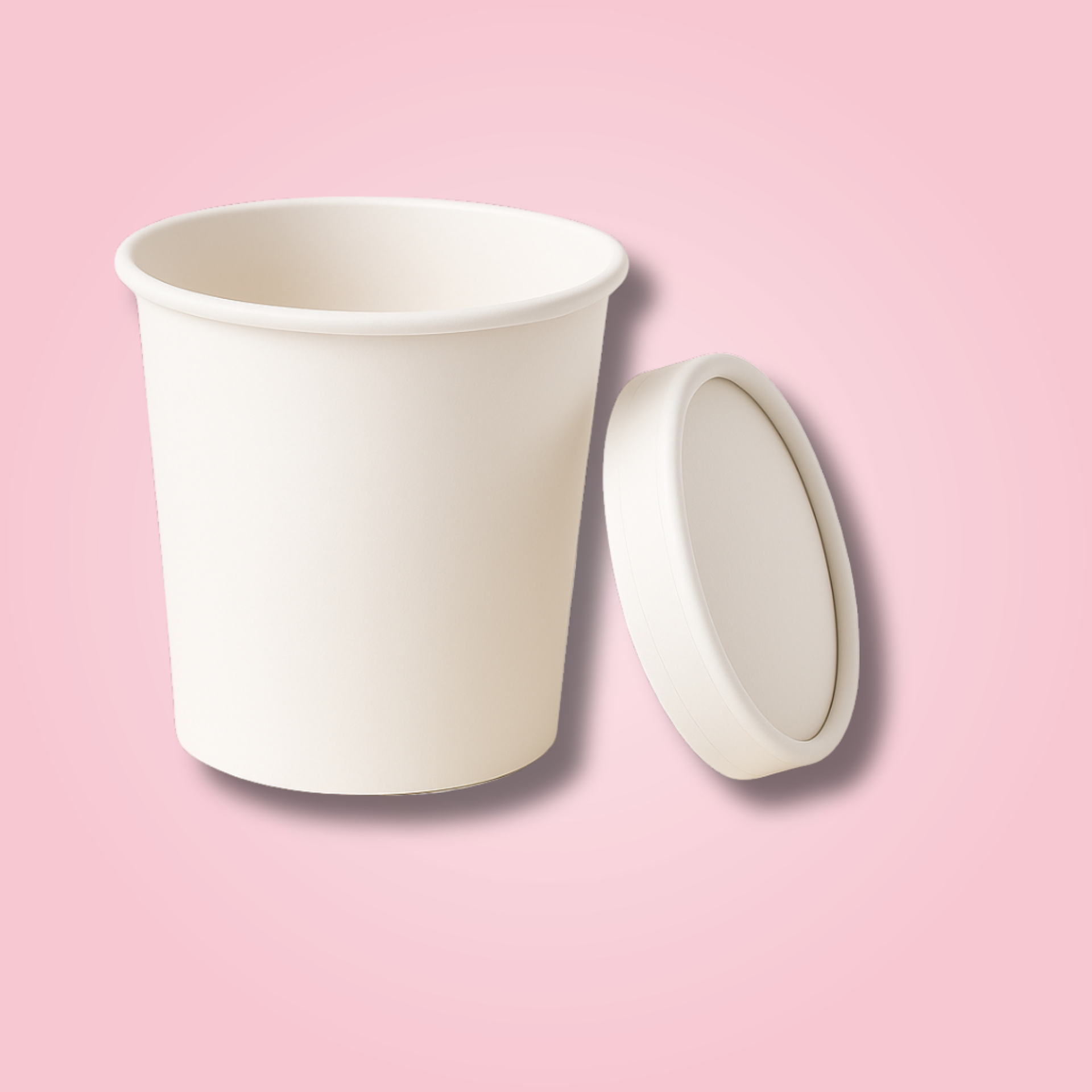 WHITE PAPER CURRY CONTAINER WITH PAPER LID 750ML