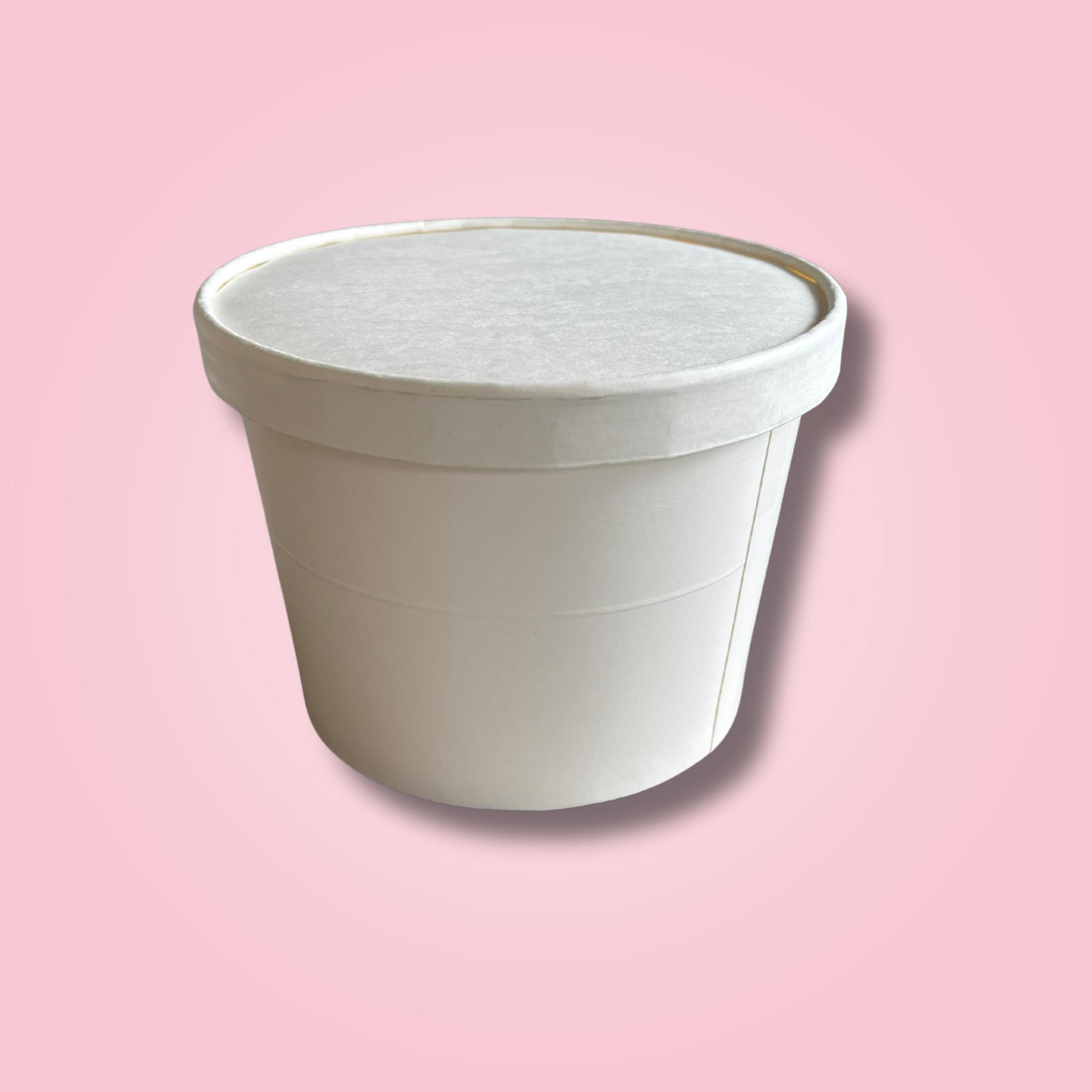 WHITE PAPER CURRY CONTAINER WITH PAPER LID 750ML