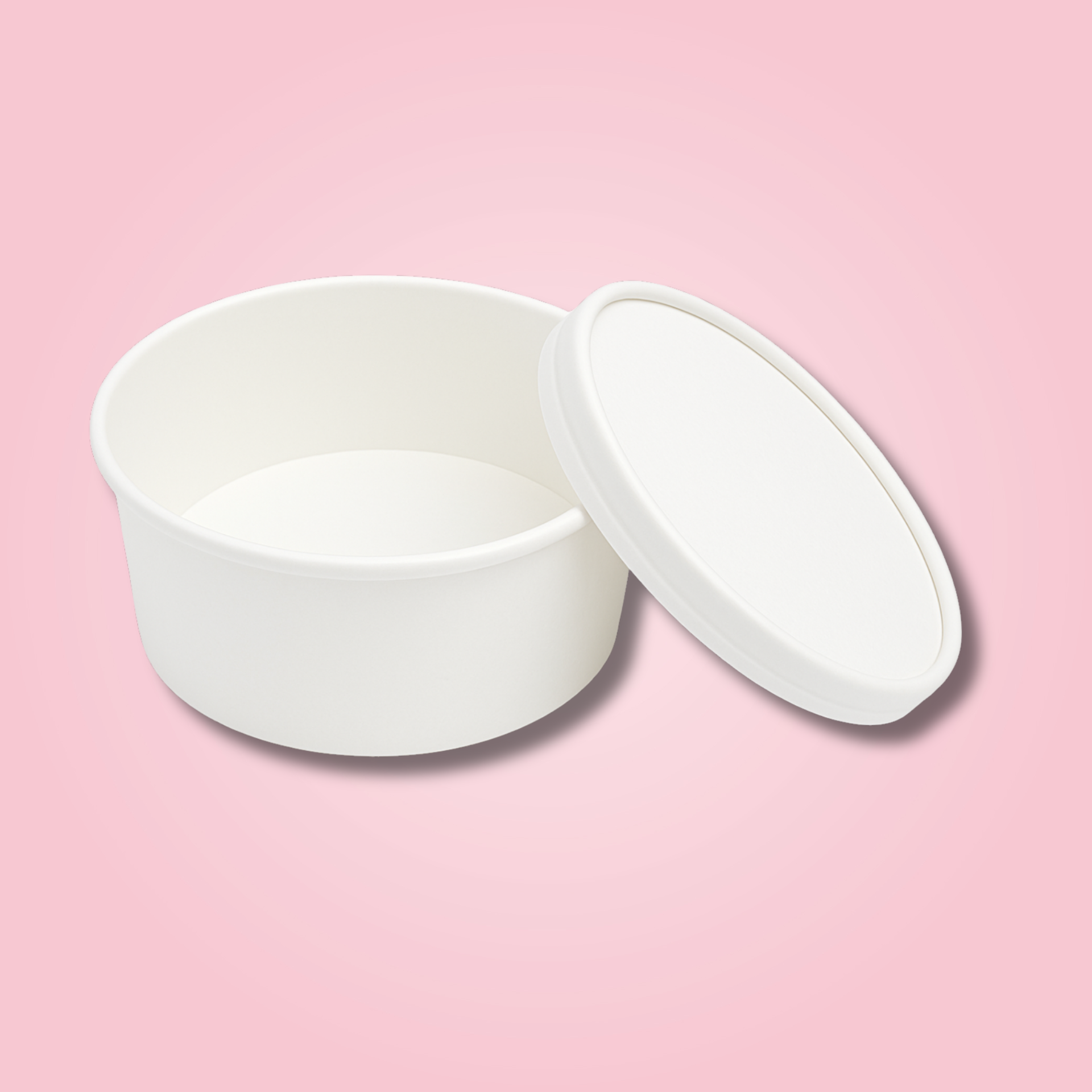 WHITE PAPER CURRY CONTAINER WITH PAPER LID 1000ML