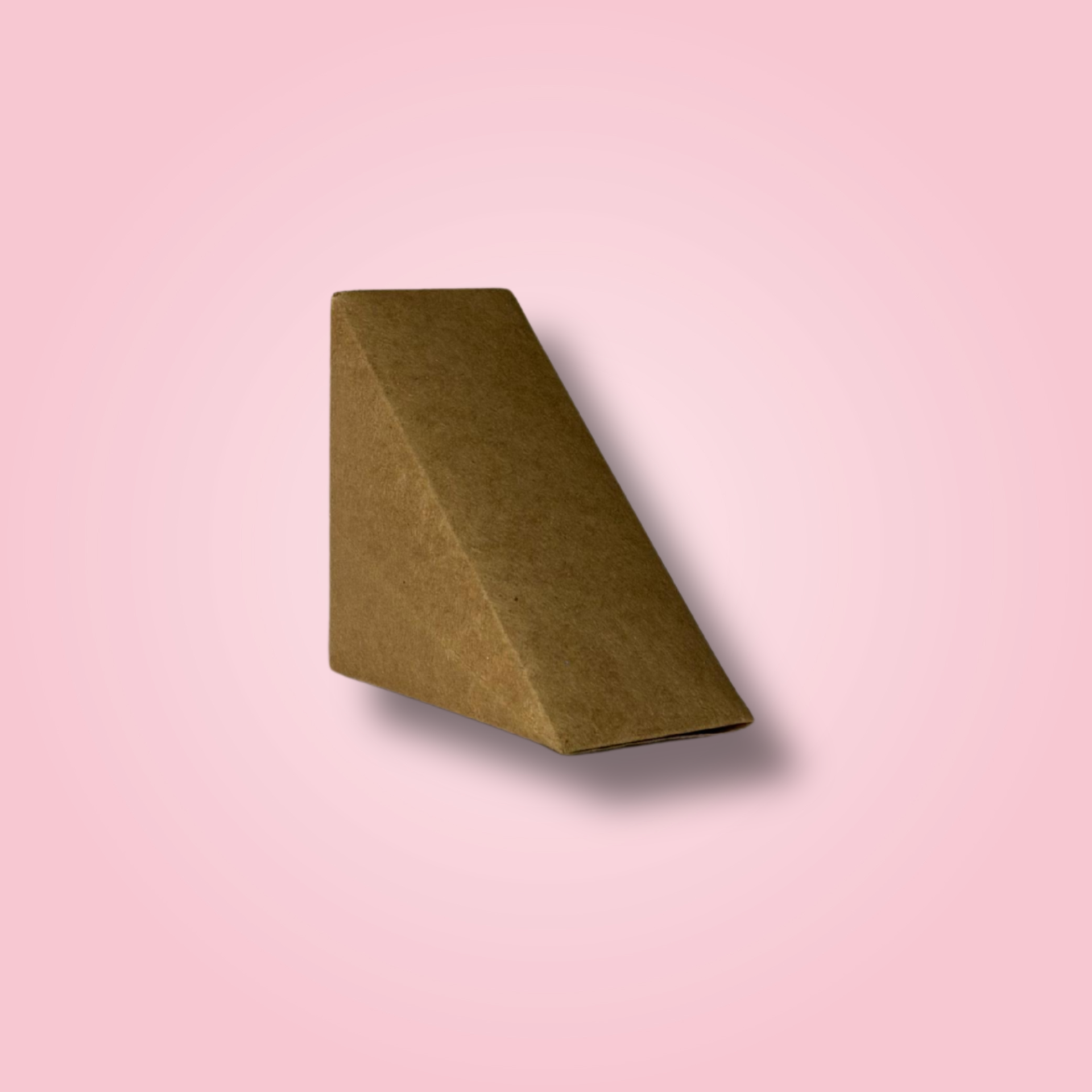 KRAFT SANDWICH WEDGE BOX WITHOUT WINDOW