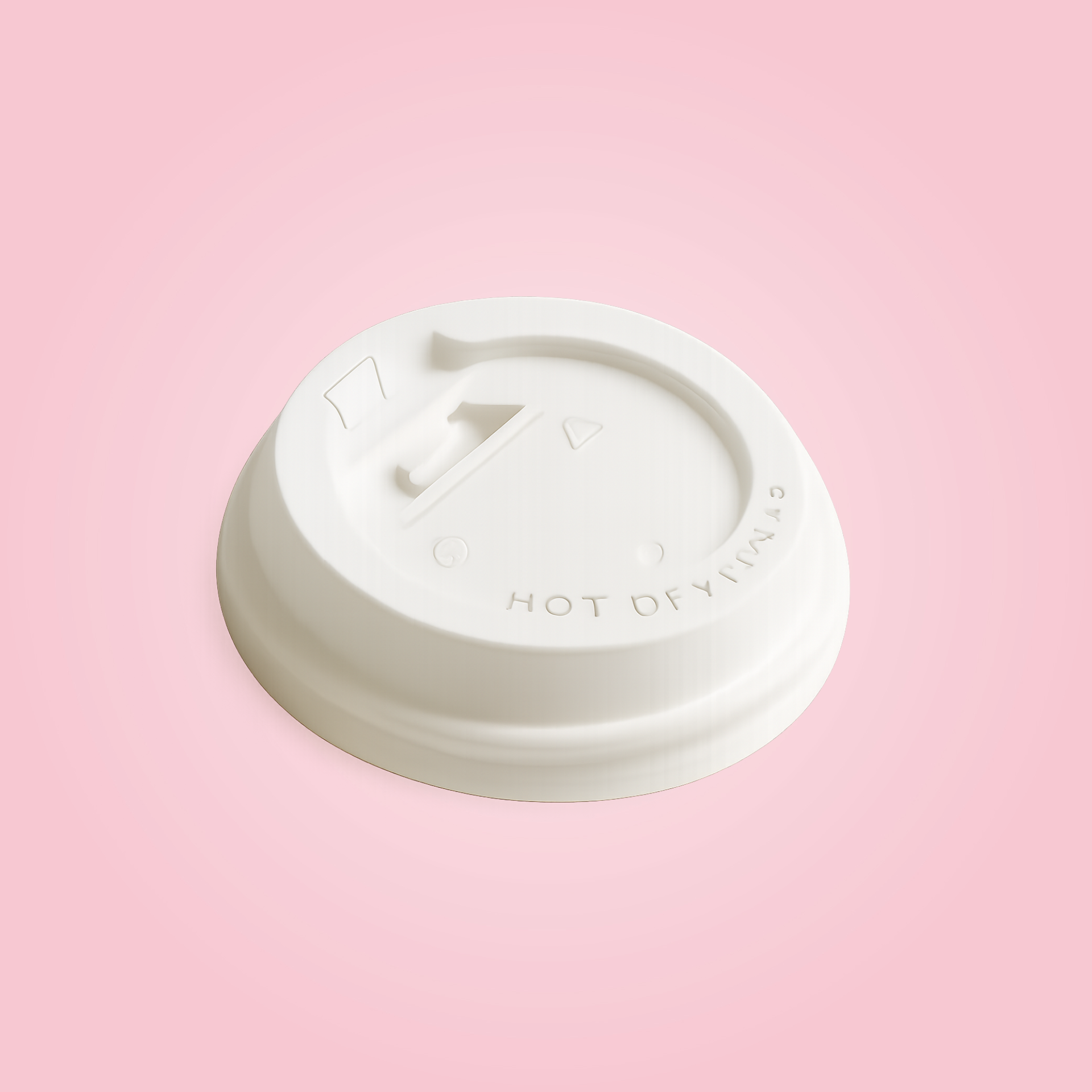 WHITE LOCKABLE LIDS-80 MM