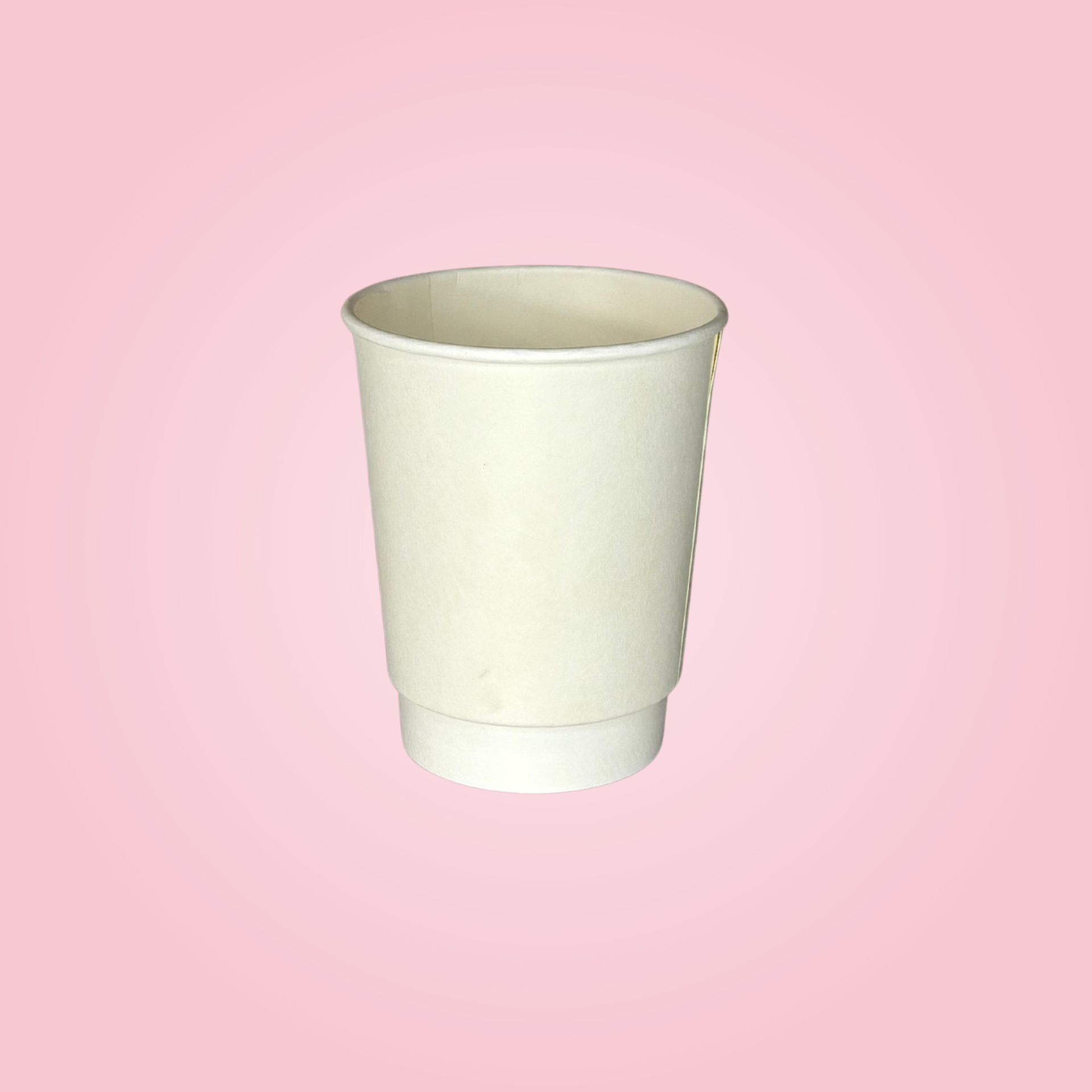WHITE DOUBLE WALL PAPER CUPS 360 ML