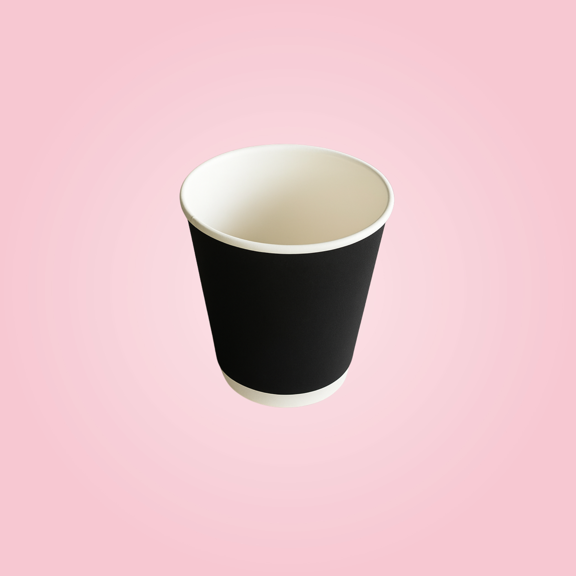 BLACK DOUBLE WALL PAPER CUPS 240 ML