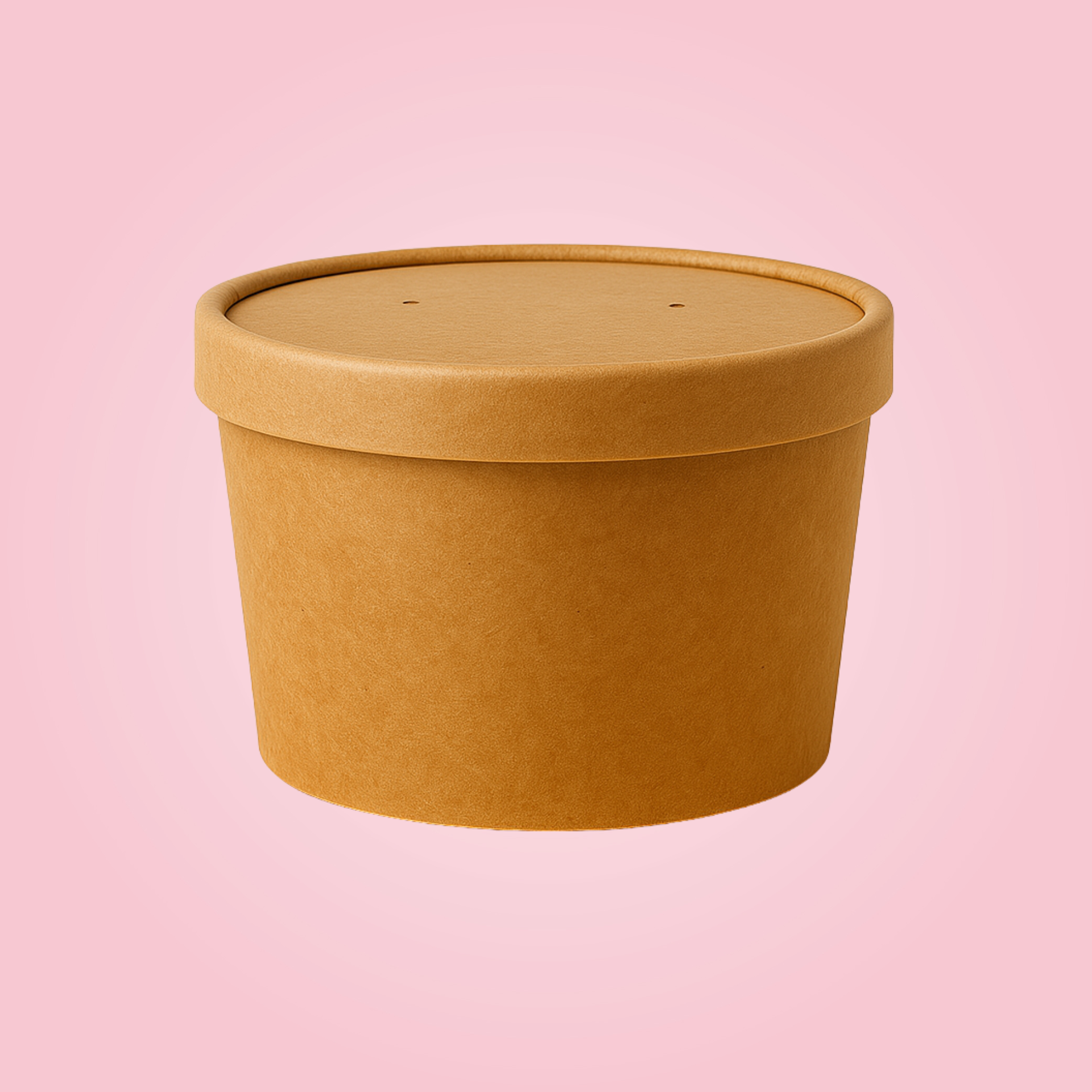 KRAFT PAPER CURRY CONTAINER WITH PAPER LID 500 ML