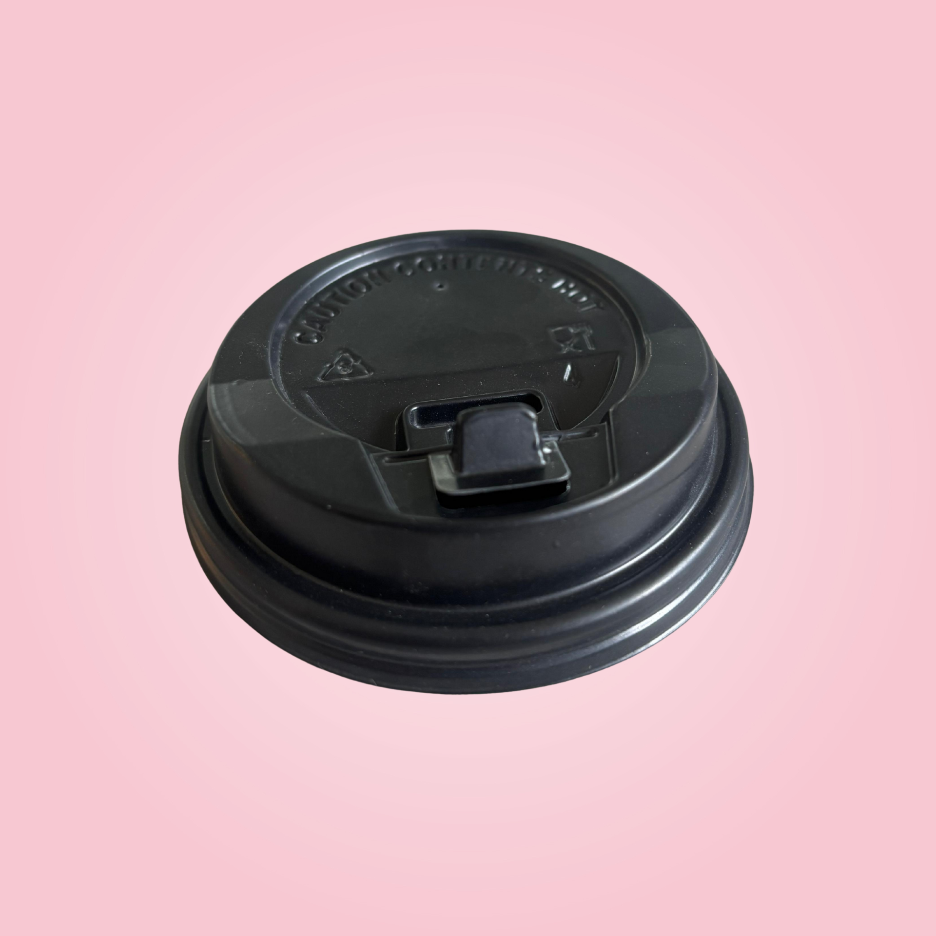 BLACK LOCKABLE LIDS-90 MM