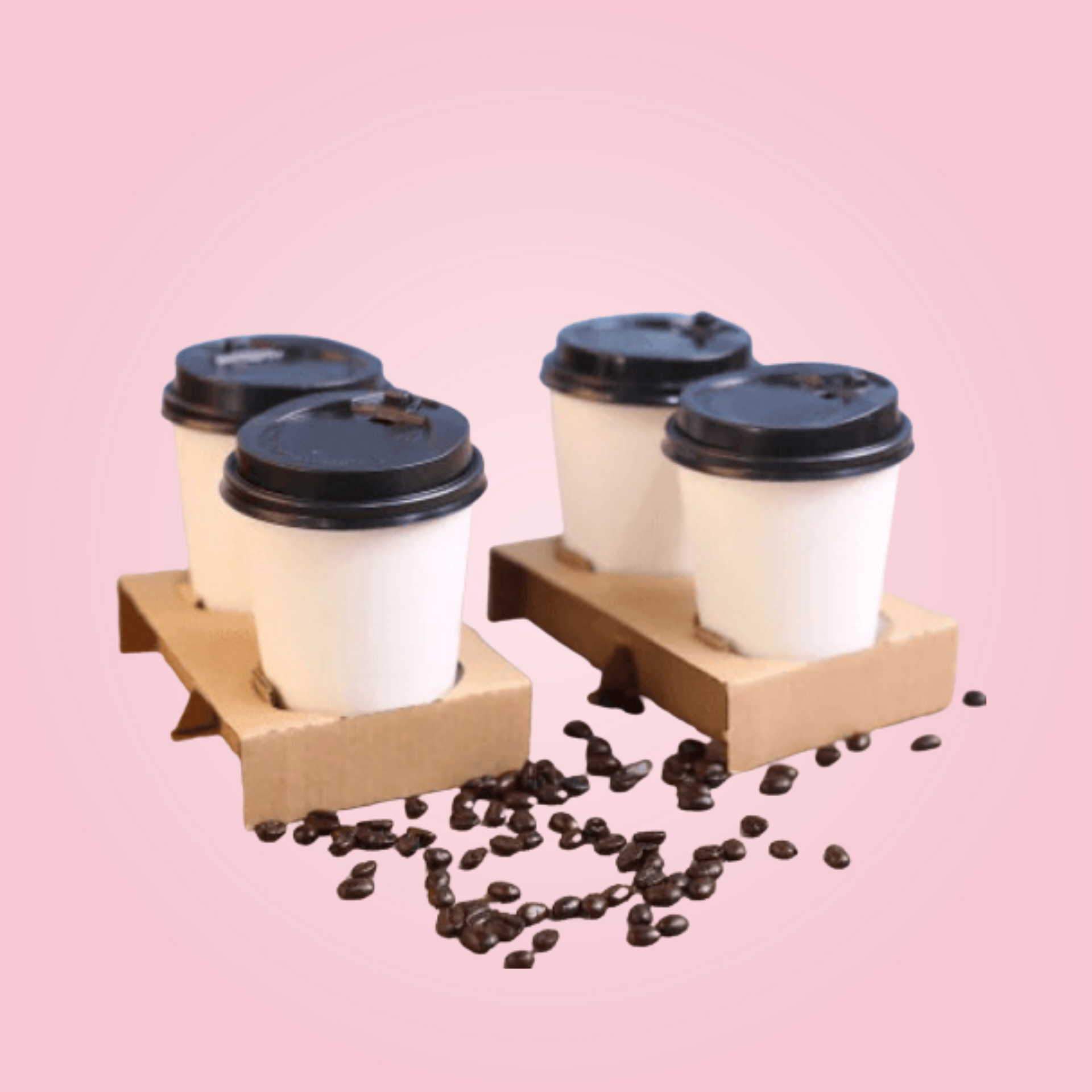 DOUBLE COFFEE CUP HOLDER