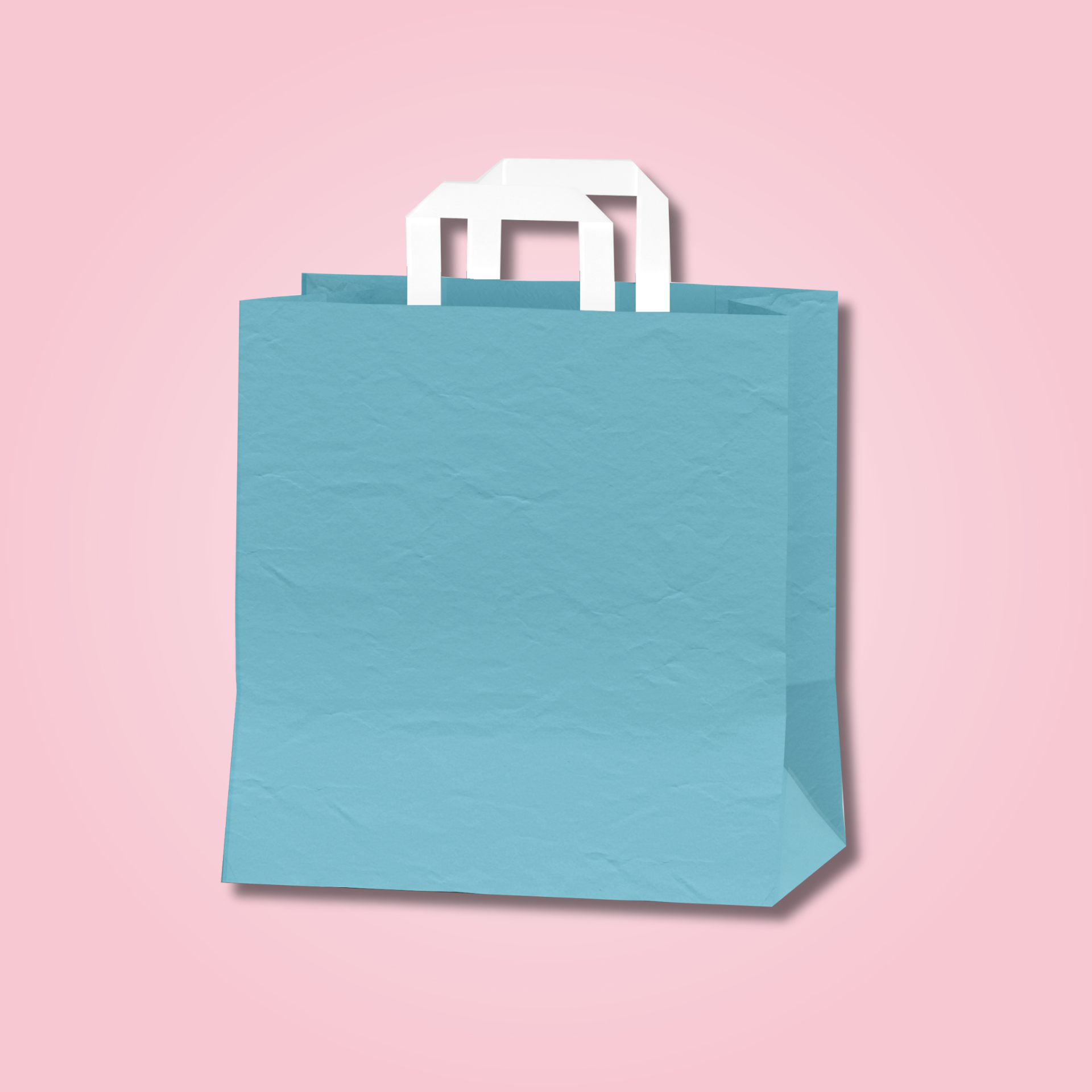 RETAIL BLUE PAPER BAG 24X12.5X36 CM