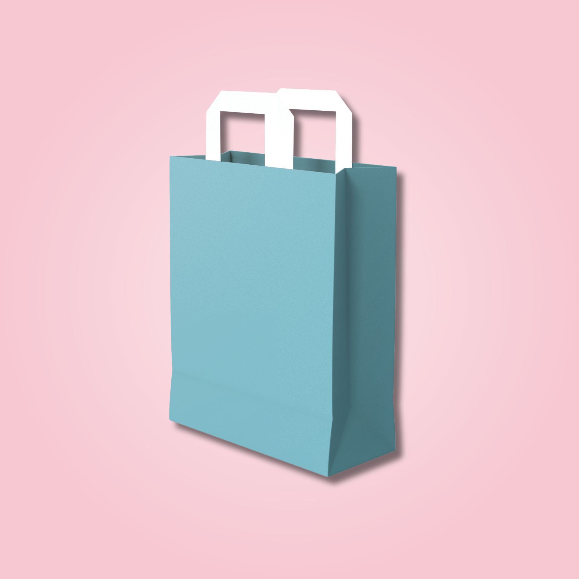 RETAIL BLUE PAPER BAG 24X12.5X36 CM