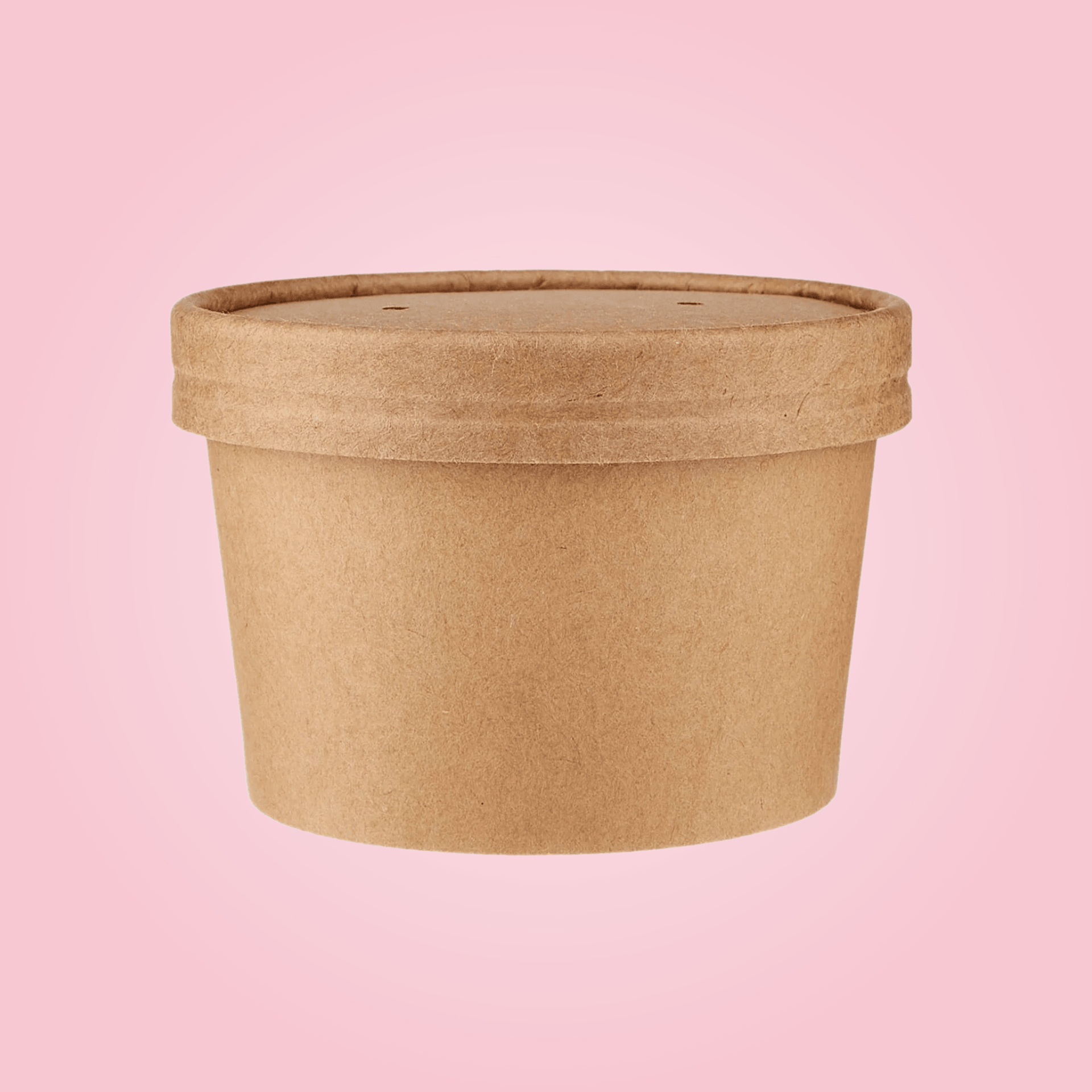 KRAFT PAPER CURRY CONTAINER WITH PAPER LID 500 ML