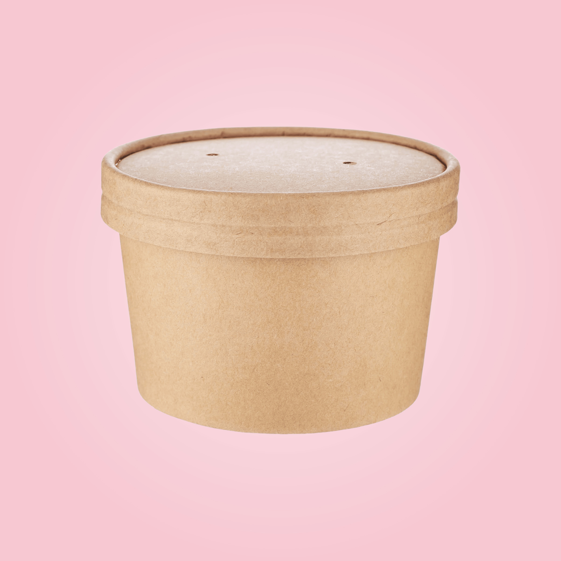 KRAFT PAPER CURRY CONTAINER WITH PAPER LID 500 ML
