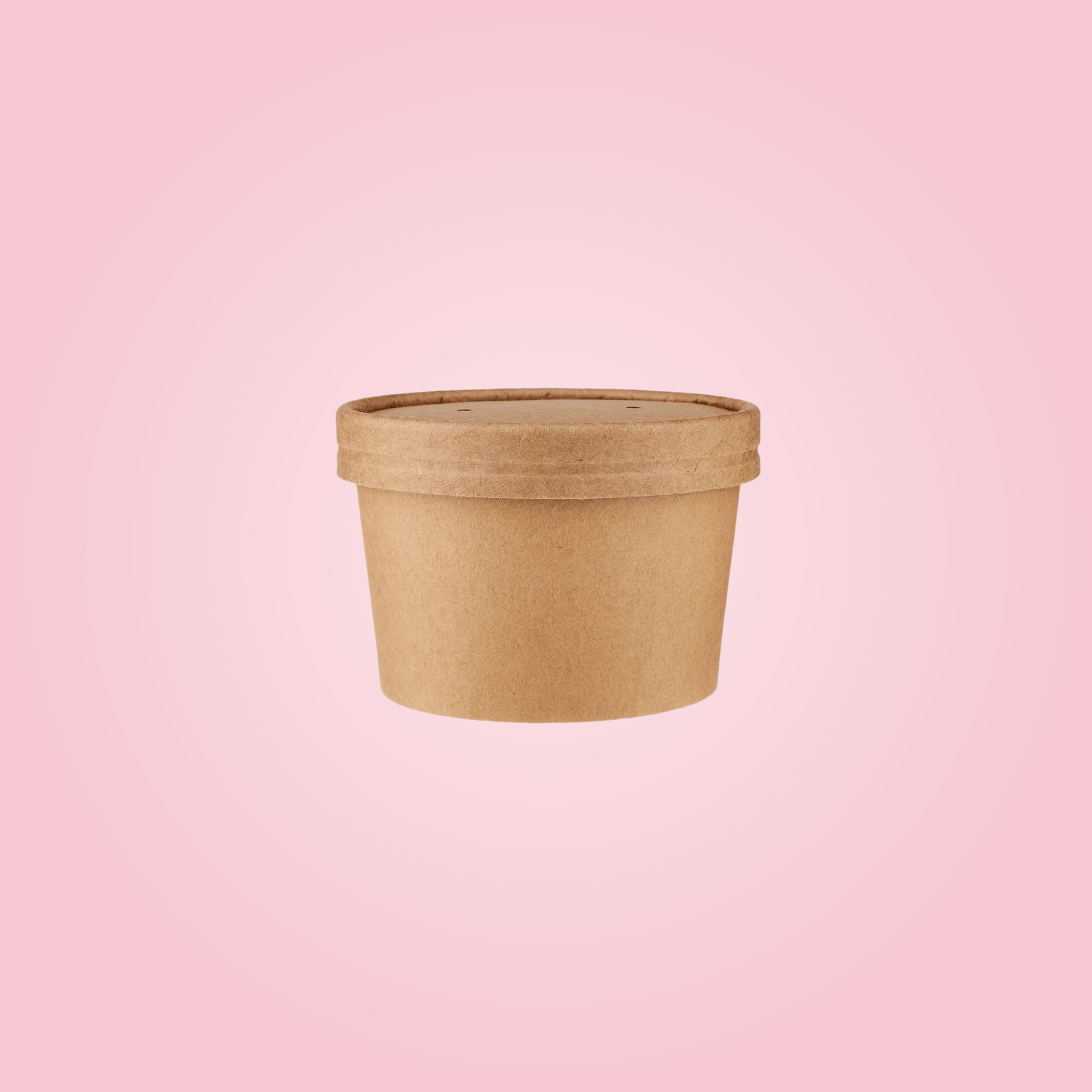 KRAFT PAPER CURRY CONTAINER WITH PAPER LID 250 ML