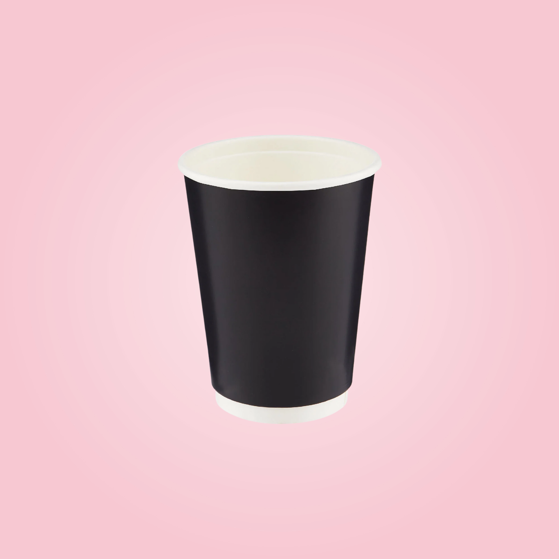 BLACK DOUBLE WALL PAPER CUPS 240 ML