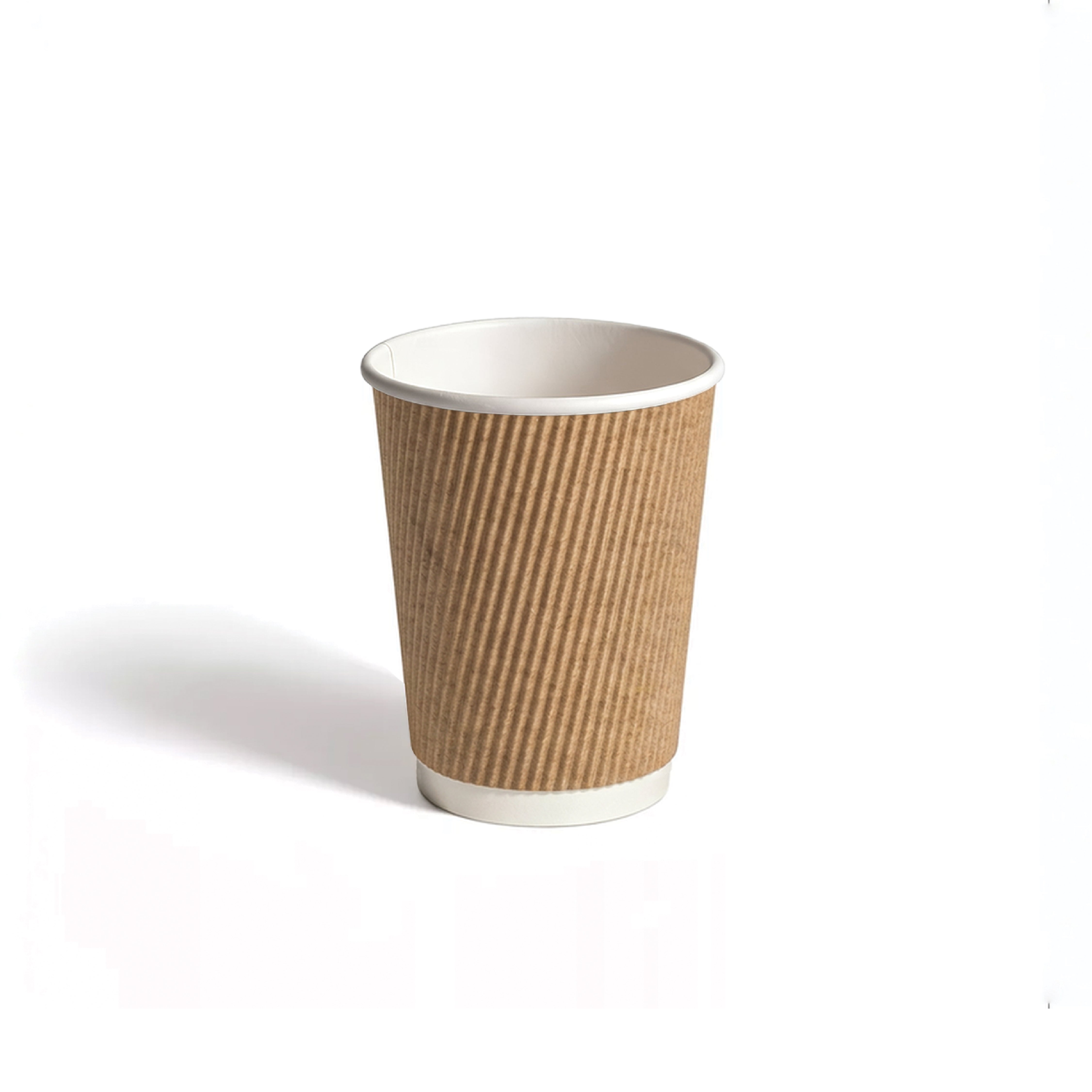 Arrowpack Brown Rippled Paper Cups 210 ml – Pack of 1000