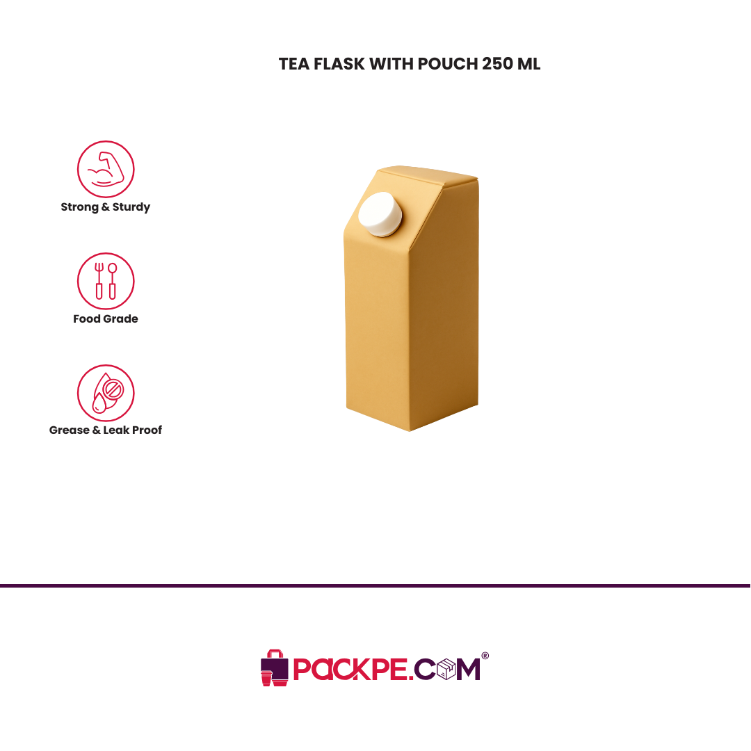 Arrowpack Tea Flask With Pouch 250 ml – Pack of 300