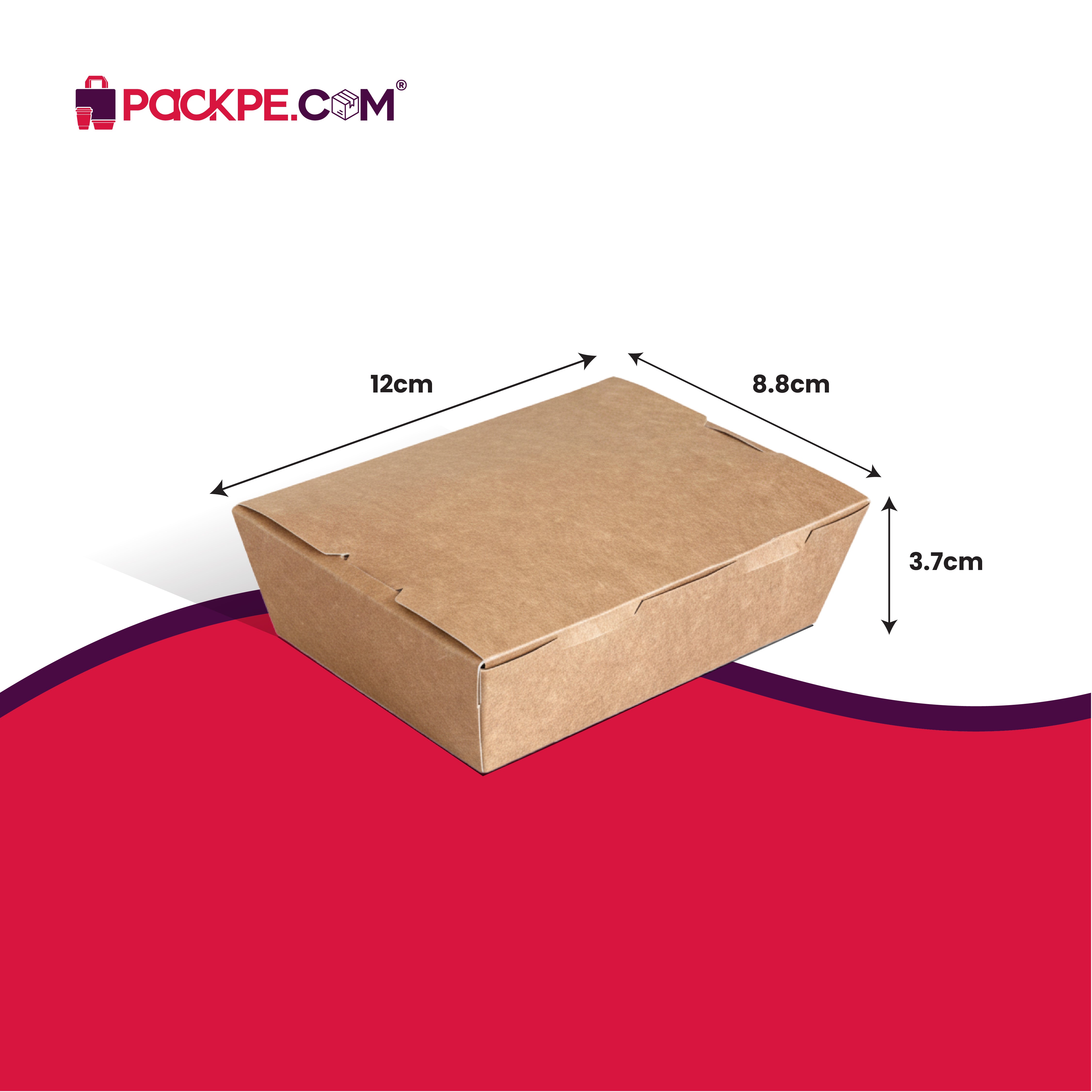 Arrowpack Lunch Box Extra Small 400 ml – Pack of 1000