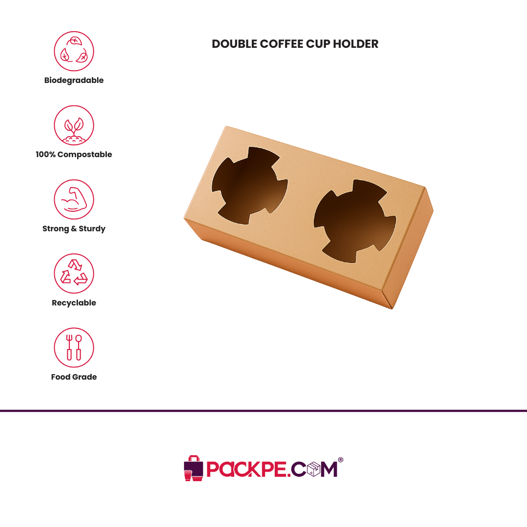 Arrowpack Double Coffee Cup Holder – Pack of 2800