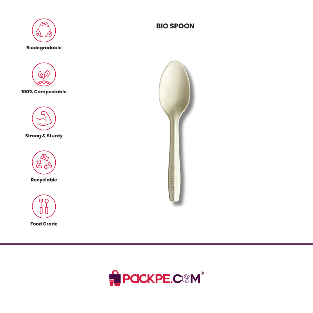 Arrowpack Bio Spoon – Pack of 2000 - Packpe.Com