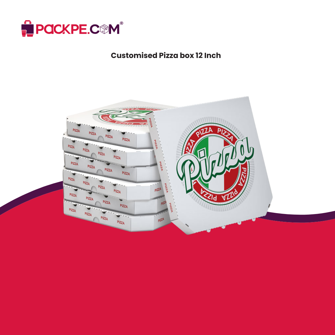 Customised Pizza Box 12 Inch - Pack of 1000 - Packpe.Com