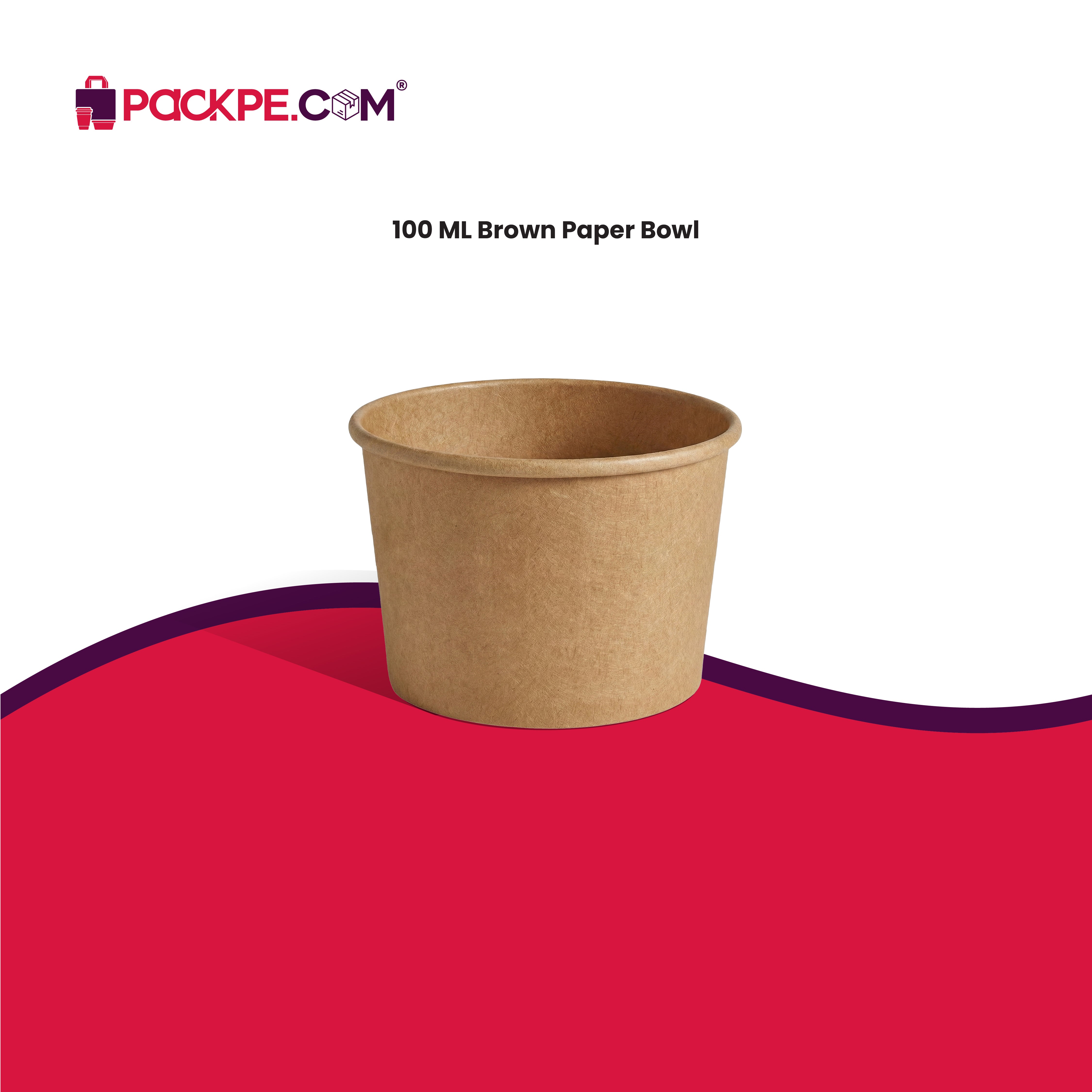 Arrowpack Kraft Paper Container 100 ml – Pack of 3000 - Packpe.Com