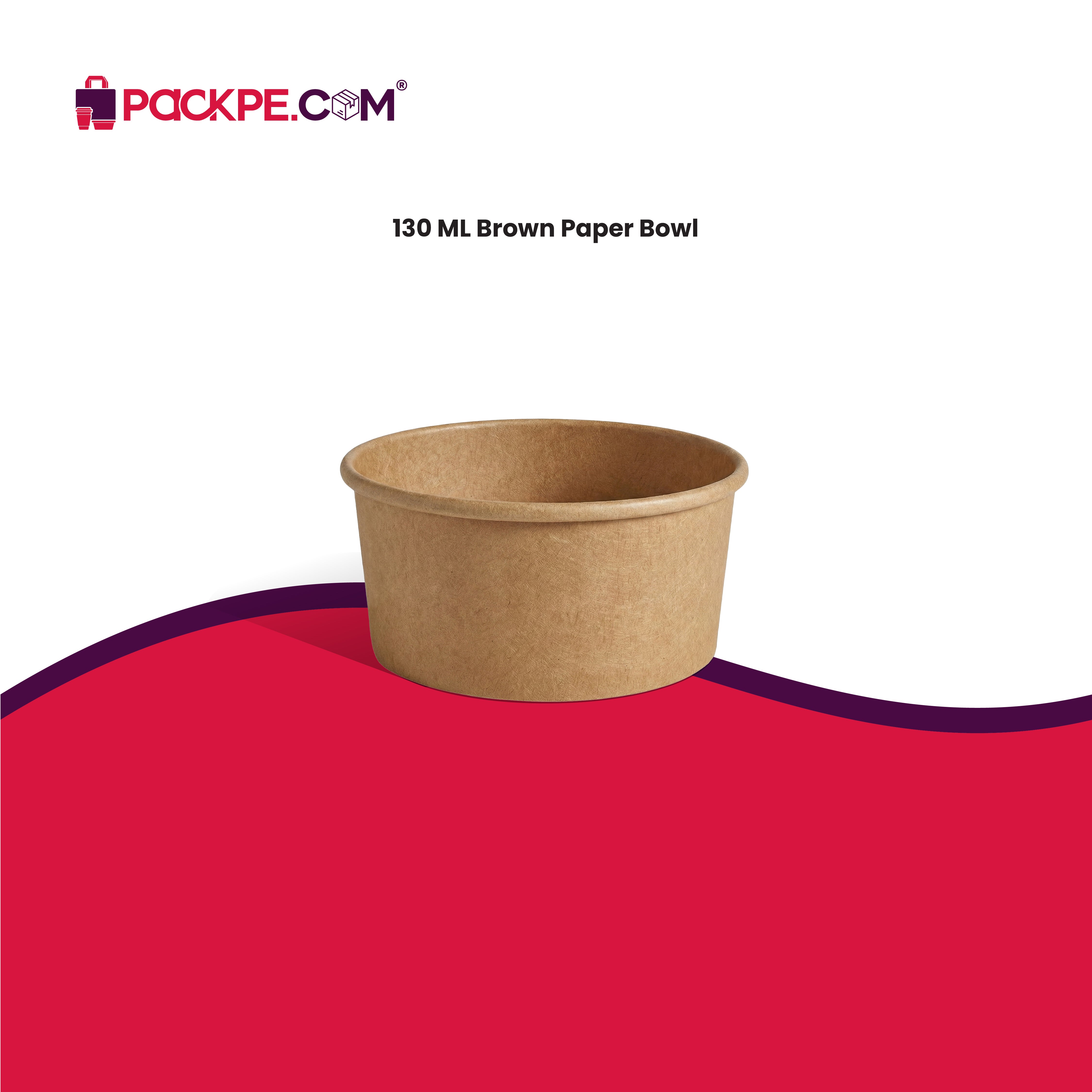 Arrowpack Kraft Paper Container 130 ml – Pack of 3000 - Packpe.Com