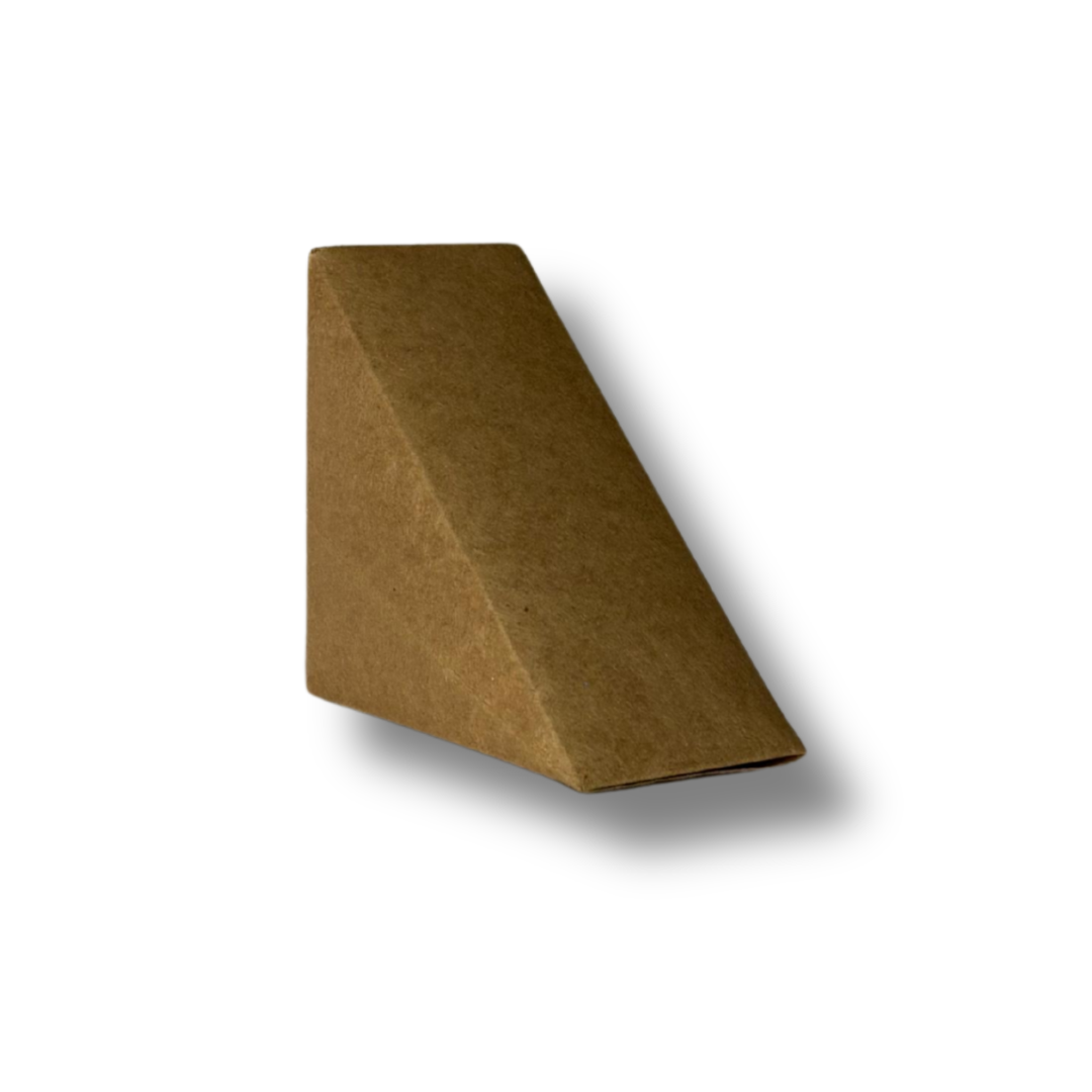 Kraft Sandwich Wedge Box Without Window - Pack of 4000 - Packpe.Com