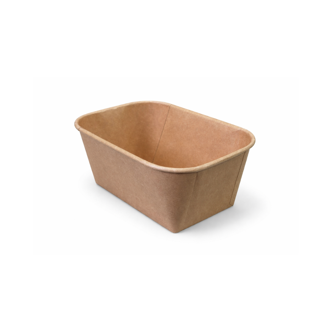 Arrowpack Rectangle Kraft Container 1000 ml – Pack of 1000 - Packpe.Com