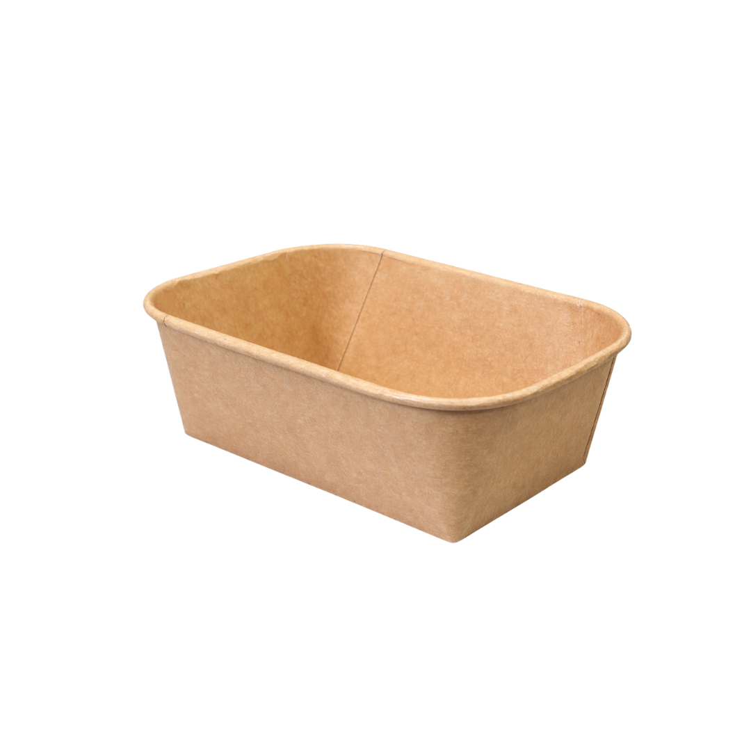 Arrowpack Rectangle Kraft Container 750 ml  – Pack of 1000 - Packpe.Com