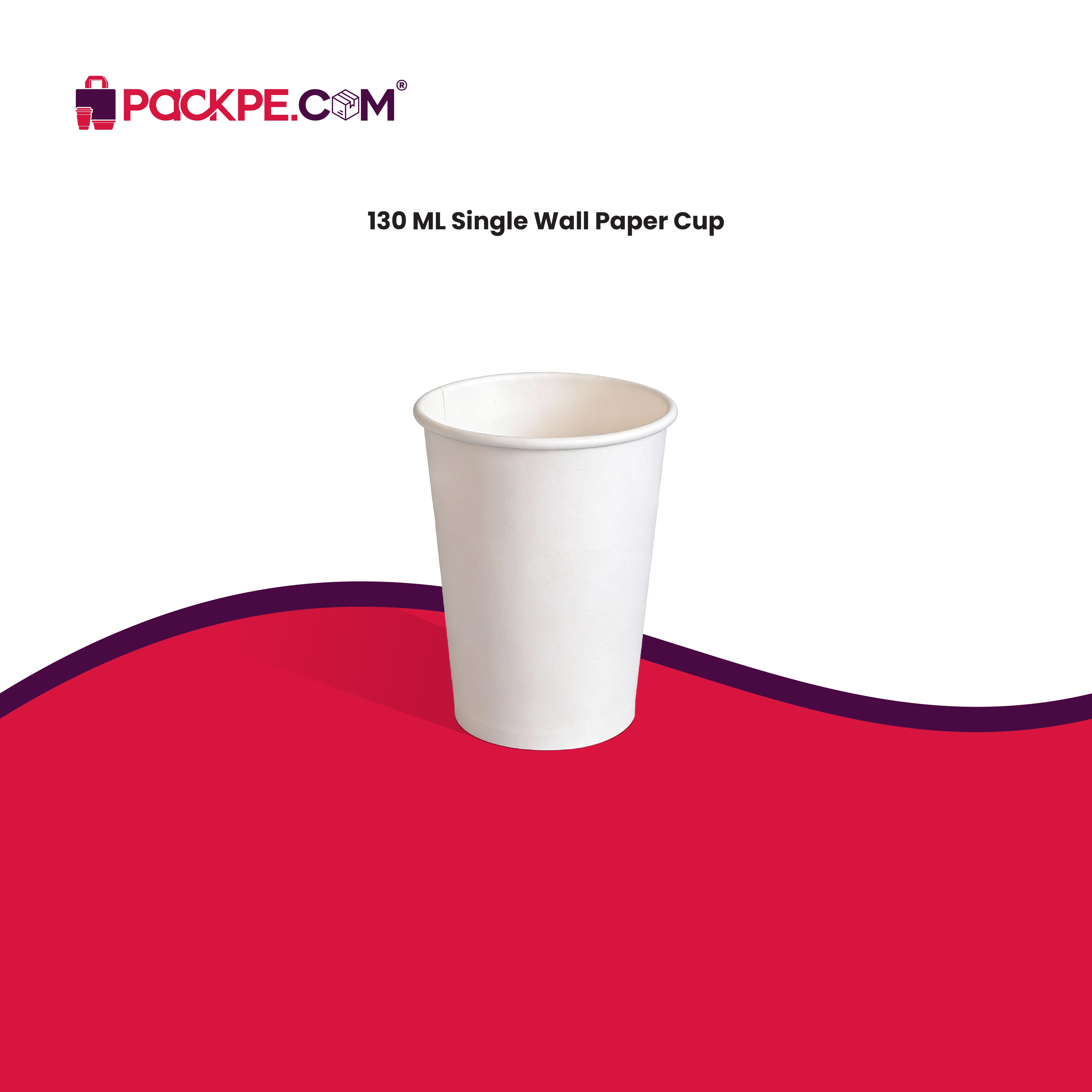 Arrowpack Single Wall Cup 130 ml – Pack of 2000 - Packpe.Com