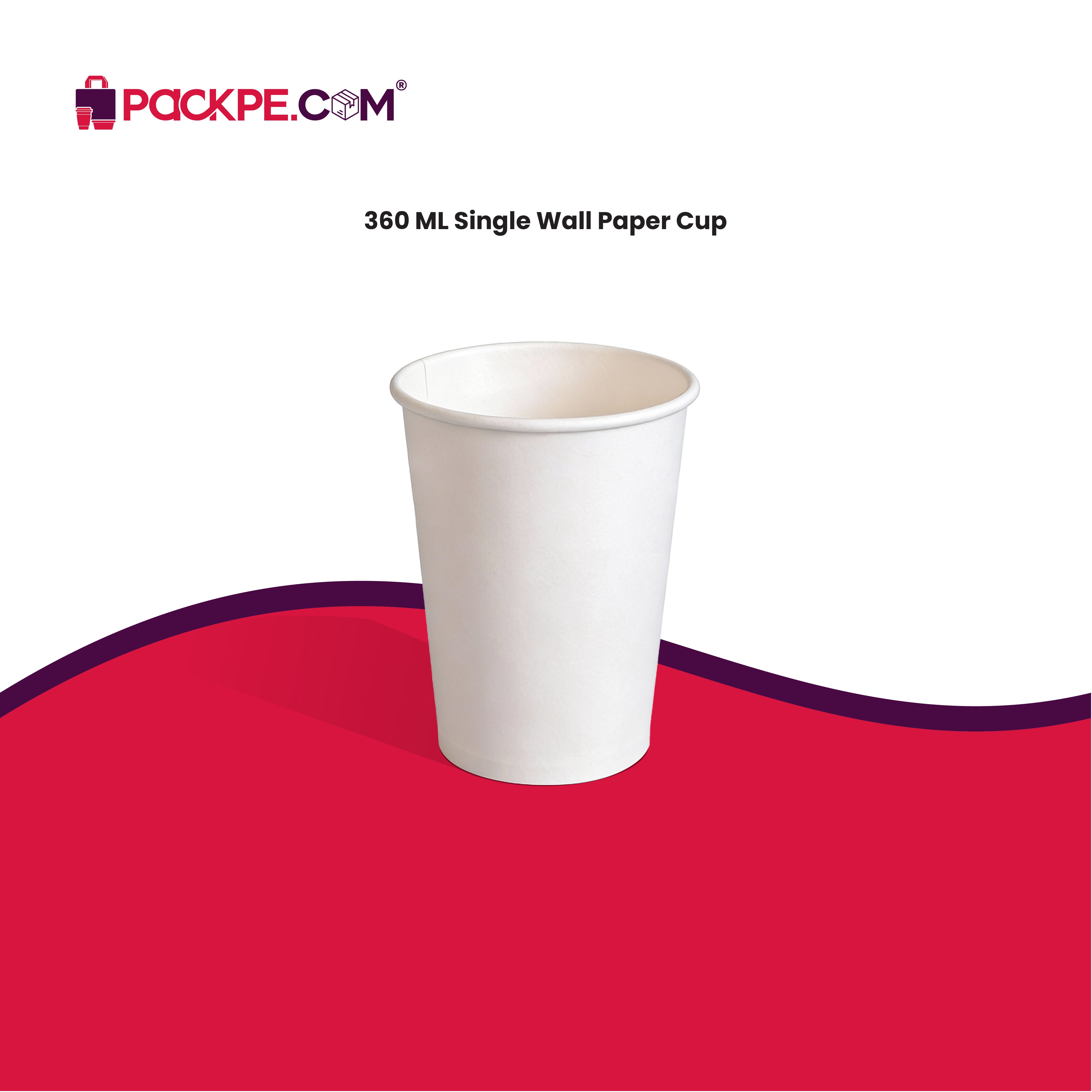 Arrowpack Single Wall Cup 300 ml – Pack of 1000 - Packpe.Com