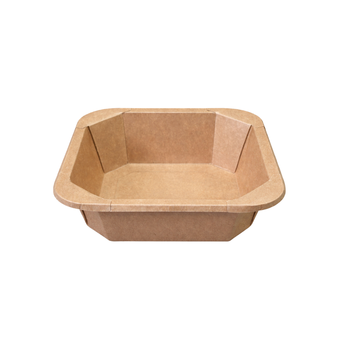 Arrowpack Square Kraft Container 1000 ml – Pack of 500 - Packpe.Com