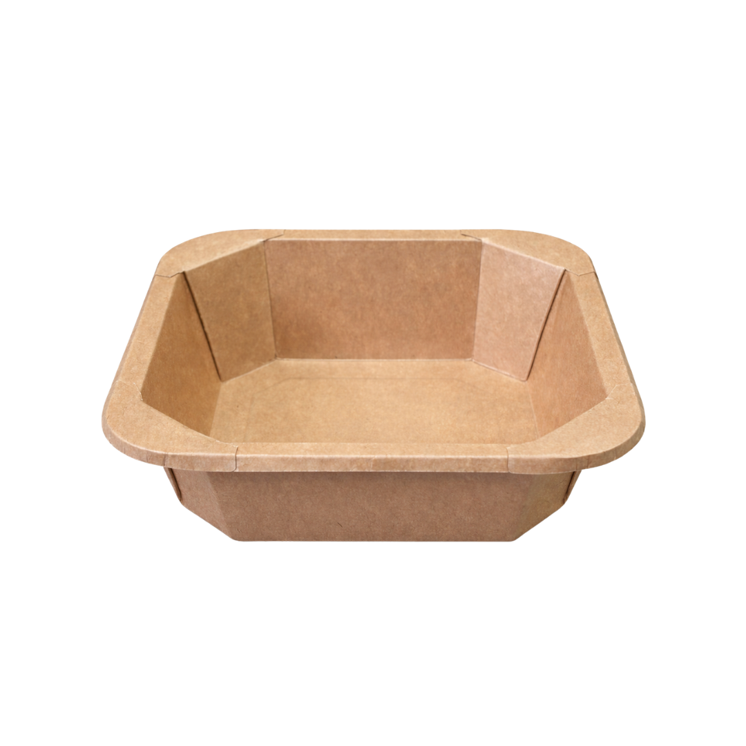 Arrowpack Square Kraft Container 1250 ml – Pack of 500 - Packpe.Com