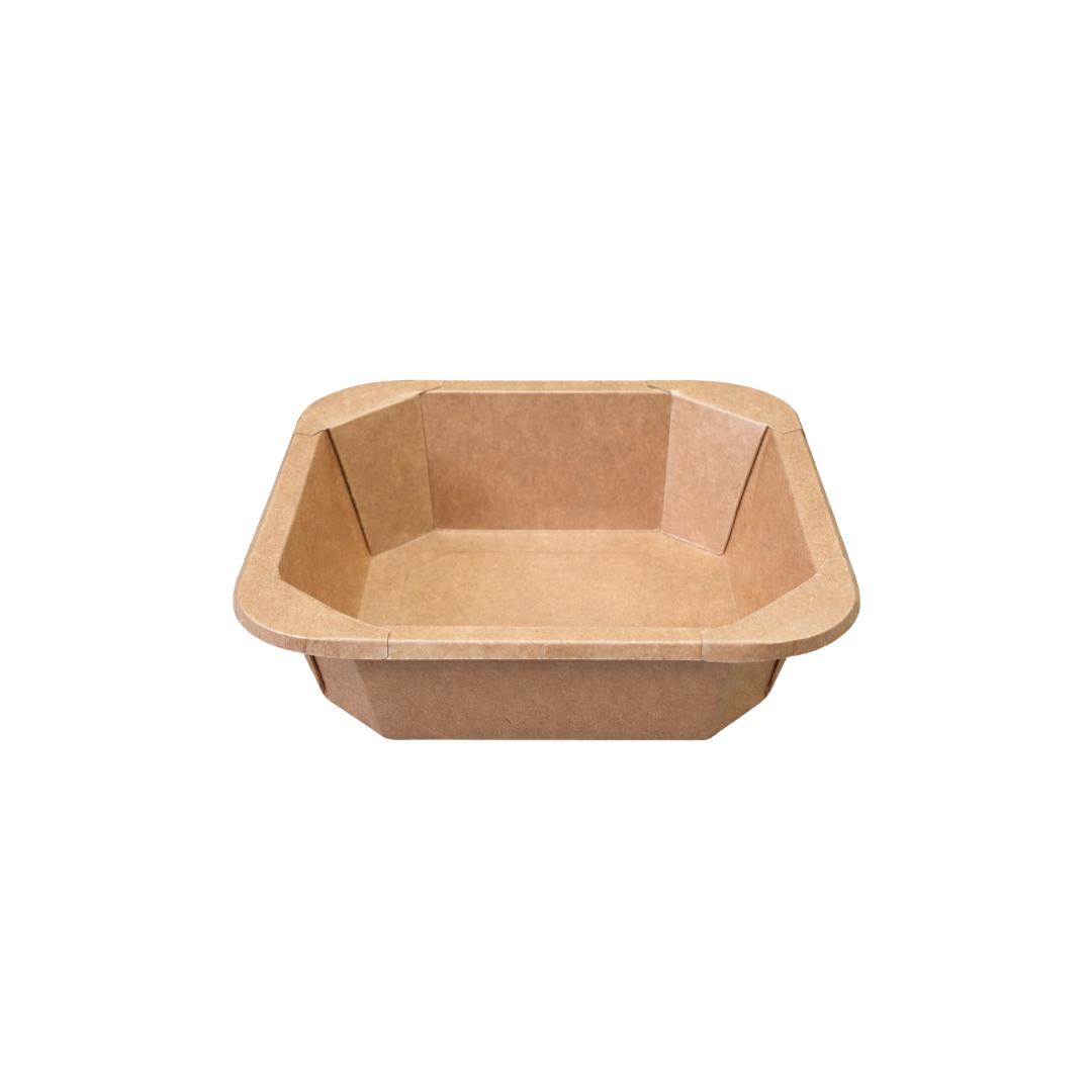 Arrowpack Square Kraft Container 500 ml – Pack of 500 - Packpe.Com