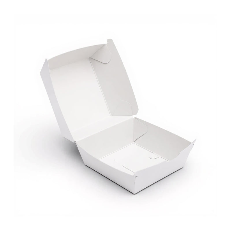 White Burger Box Extra Large