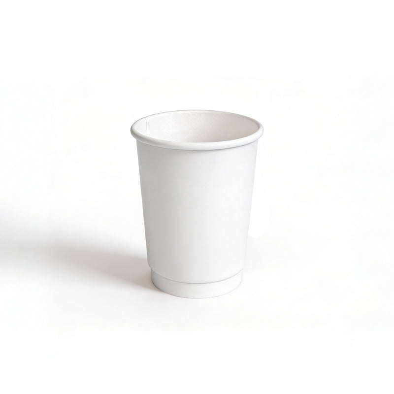 White Double Wall Cups 250 ml (8 oz)