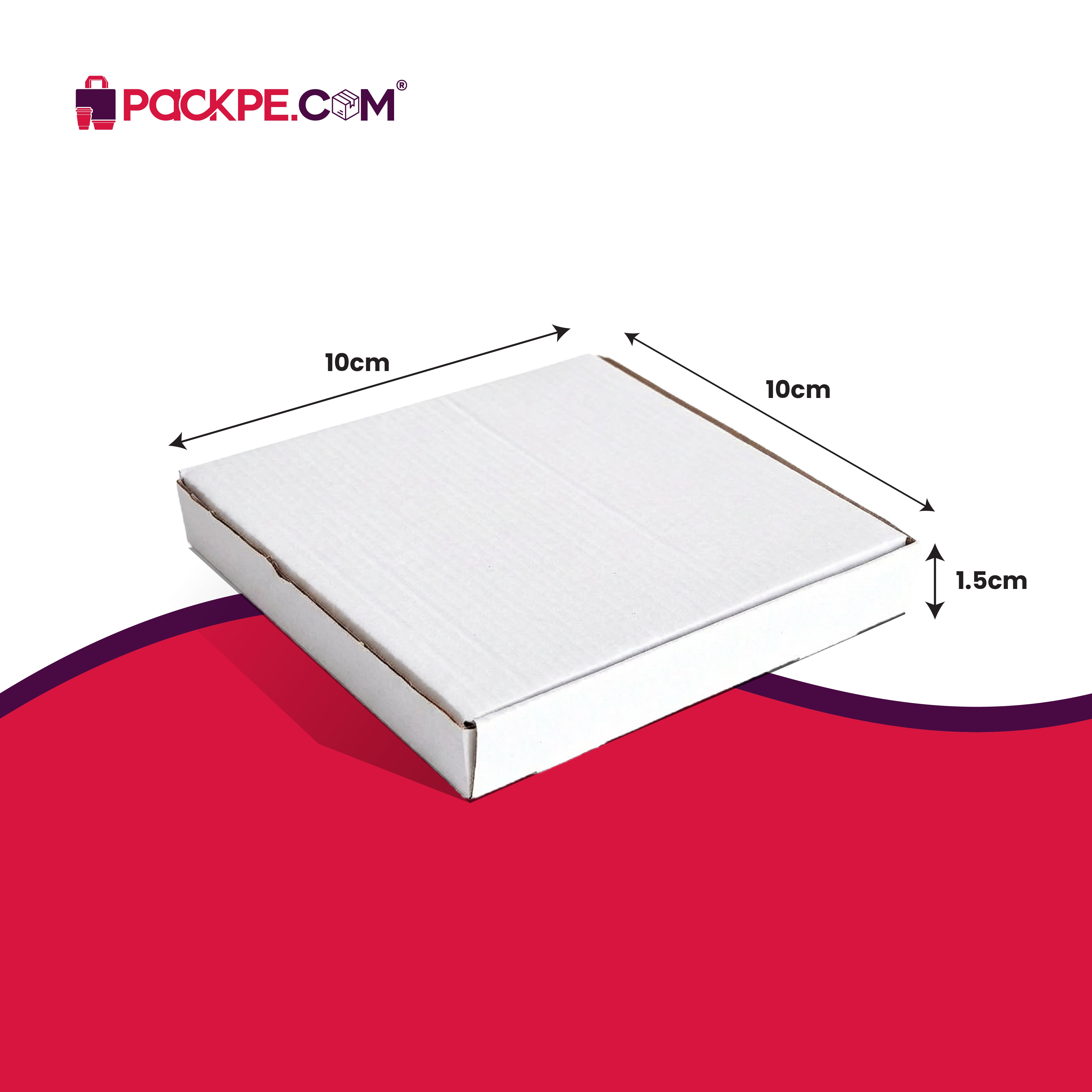 Arrowpack White Pizza Box 10 Inch – Pack of 500 - Packpe.Com