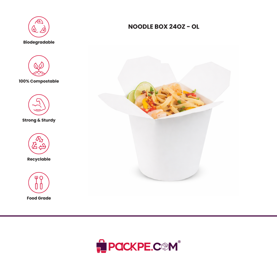 Arrowpack Wok Box 24 oz – Pack of 1000 - Packpe.Com