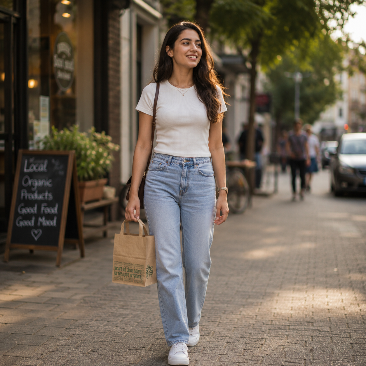 Brown Nature Small Brown Paper Bag 18x12x20 cm | Pack of 500 | Durable, Food-Grade | Ideal for Retail, Gifting & Food Packaging