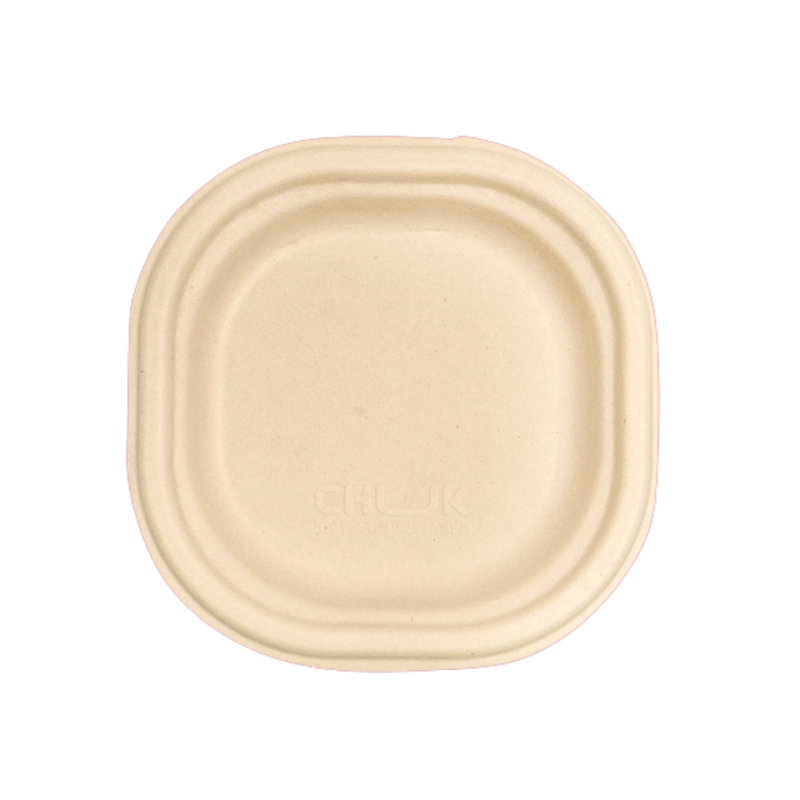 Brown Bagasse 6 Inch Plate