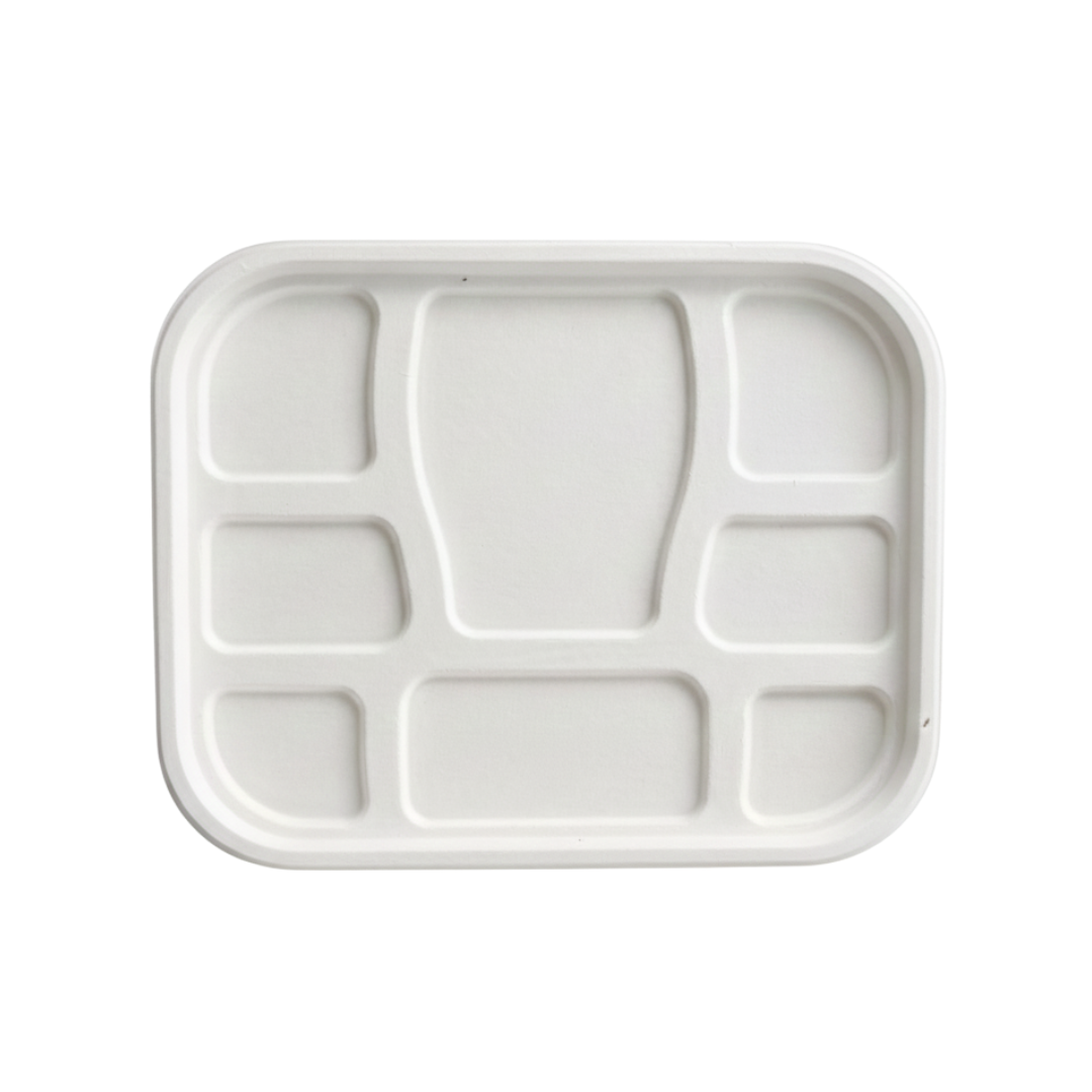 Fomex White 8 CP Meal Tray Lid – Pack of 500 - Packpe.Com