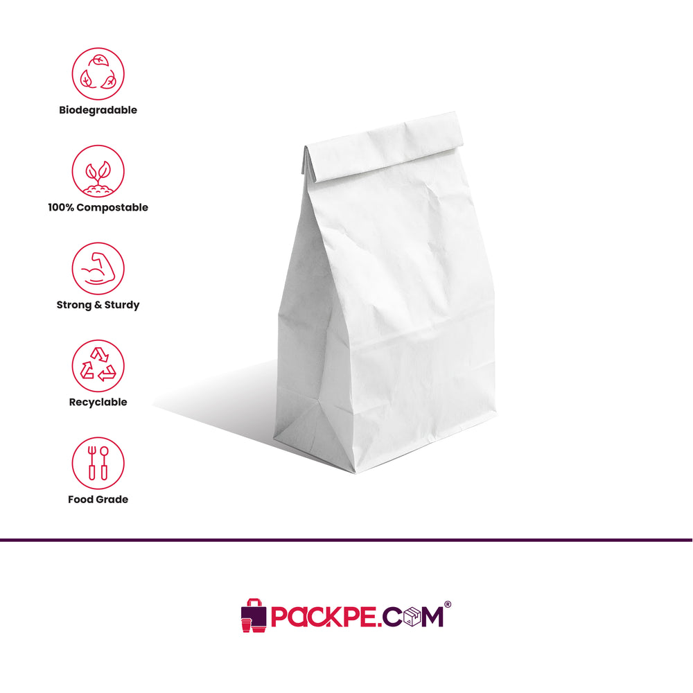 Grease Resistant 4 Paper Bag 12 x 8 x 24 cm – view 4