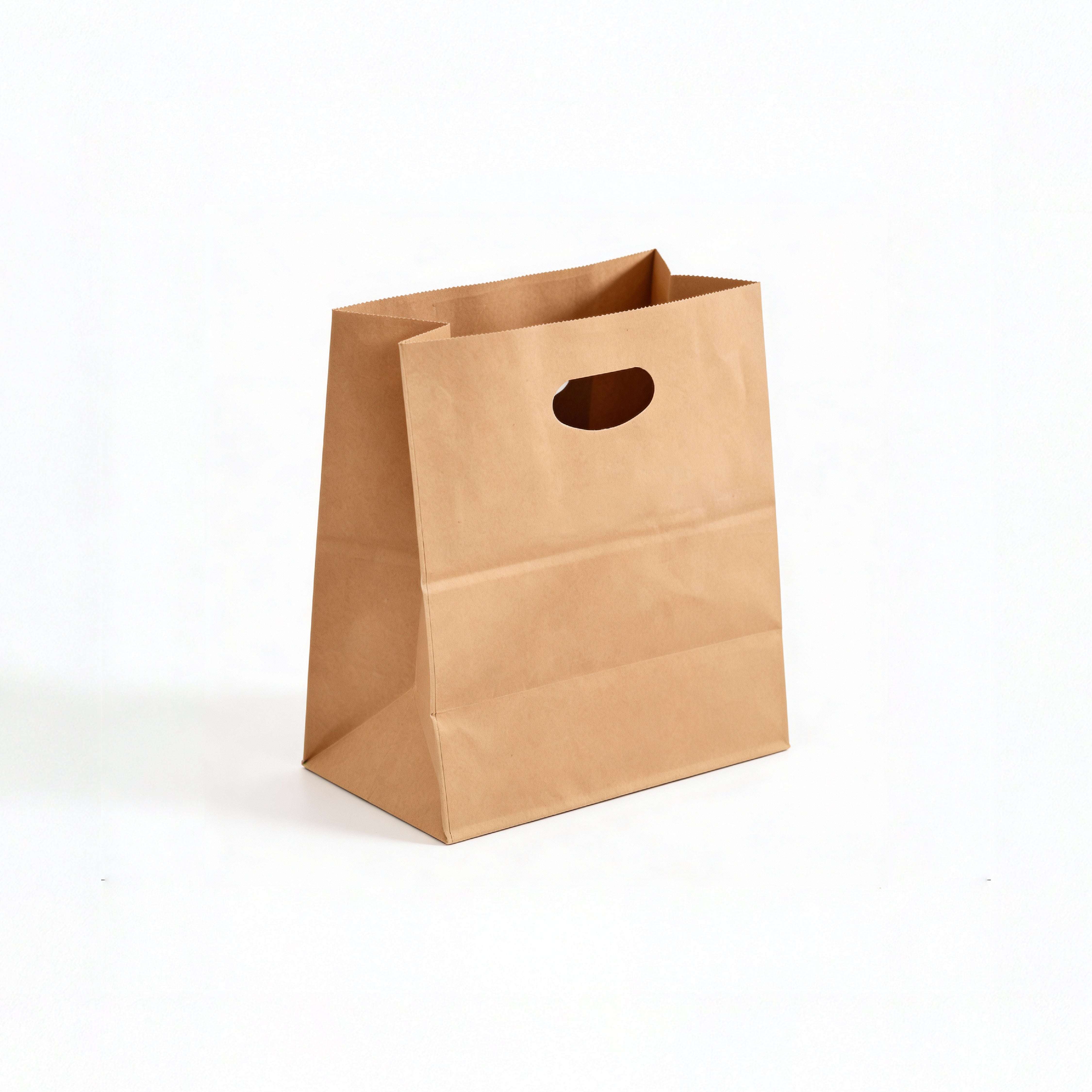 Hotpack Brown D Cut Bag 29 x 15 x 30 cm (W x G x H) – Pack of 500 - Packpe.Com