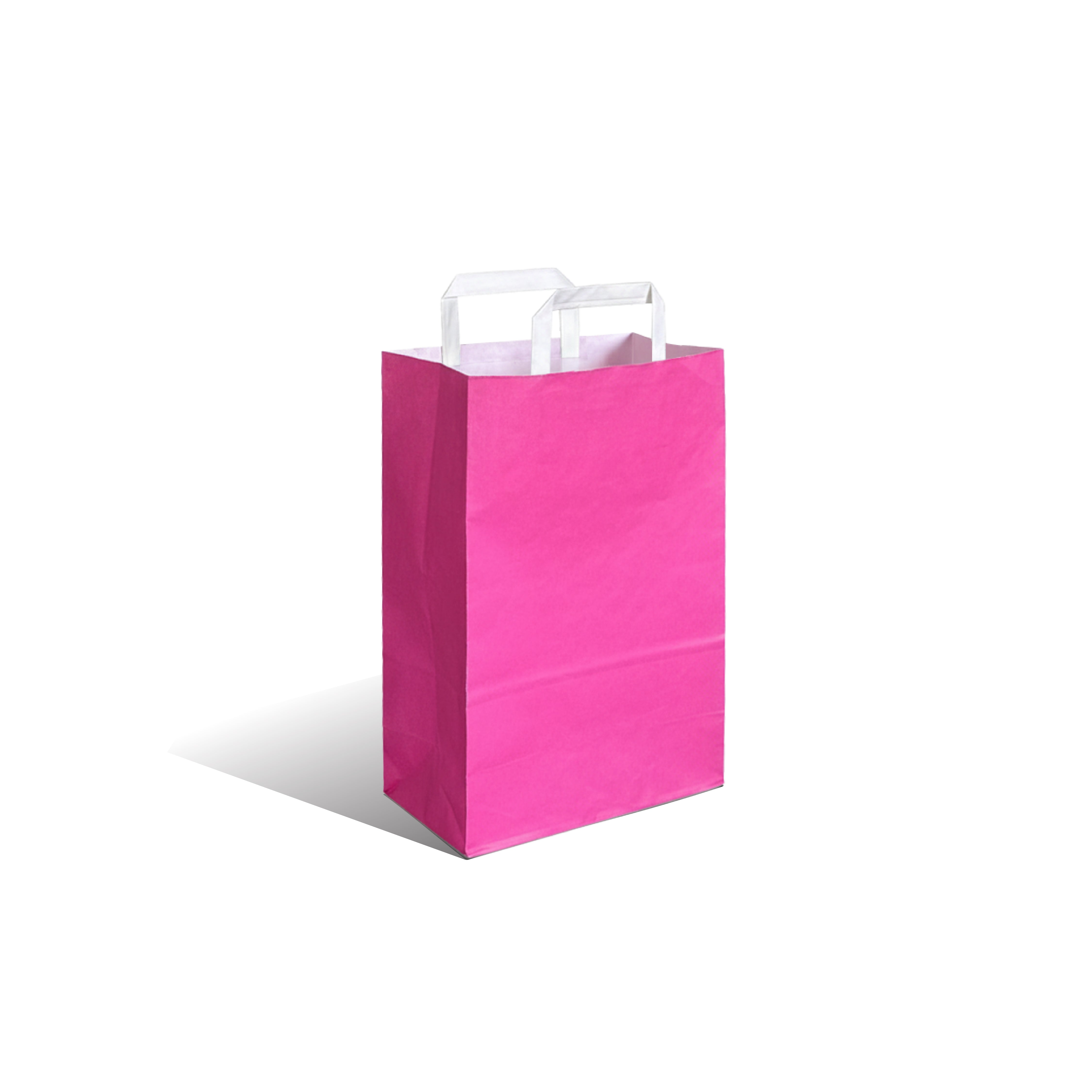 Hotpack Retail Pop Pink Paper Bag 24x12.5x36 cm – Pack of 250 - Packpe.Com