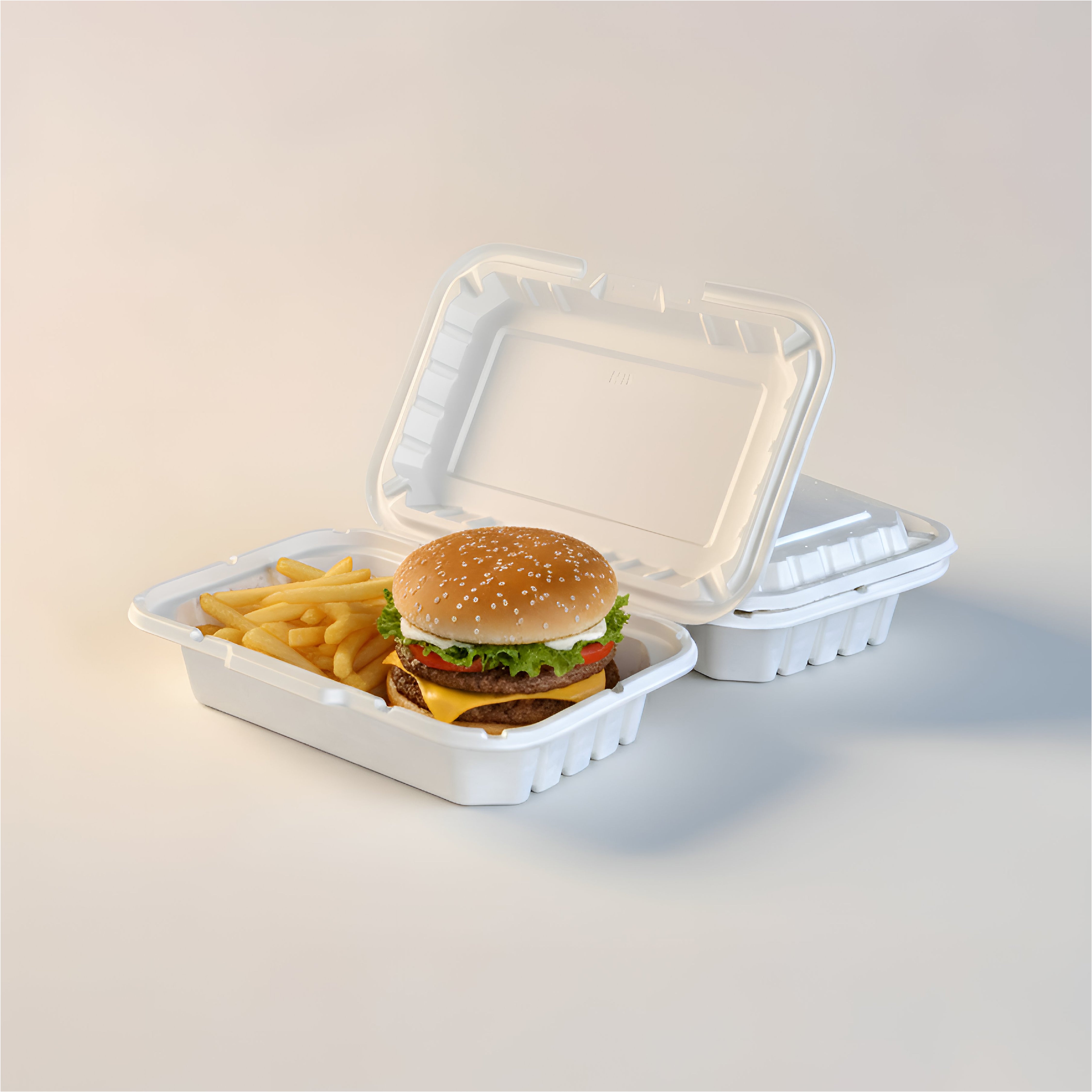 9x6 Inch Clam Shell - Pack of 250 - Packpe.Com