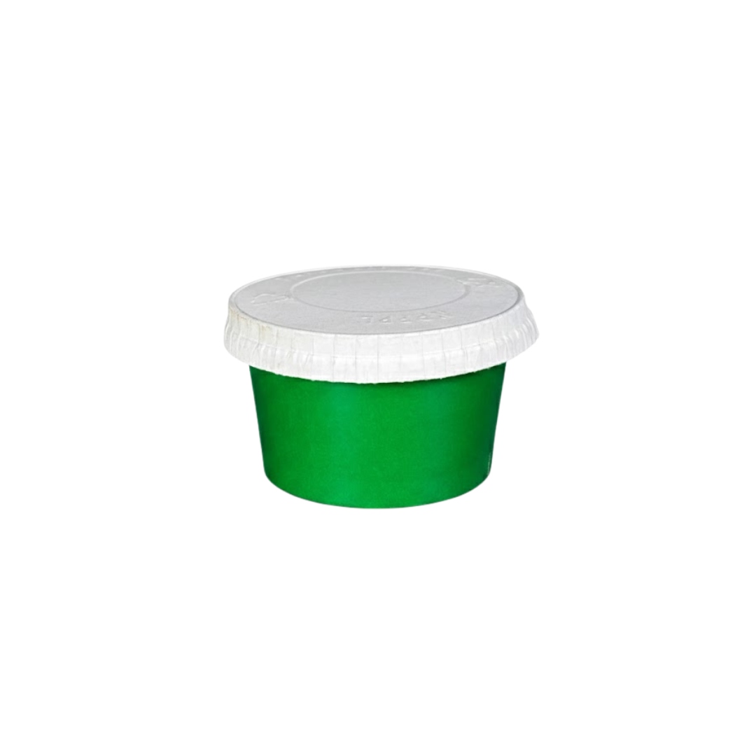 Nippon Green Container With Paper Lid 100 ml – Pack of 2400 - Packpe.Com