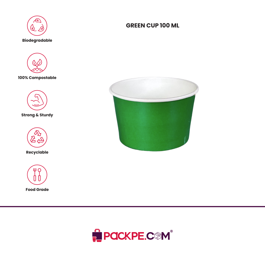 Nippon Green Cup 100 ml – Pack of 2400 - Packpe.Com
