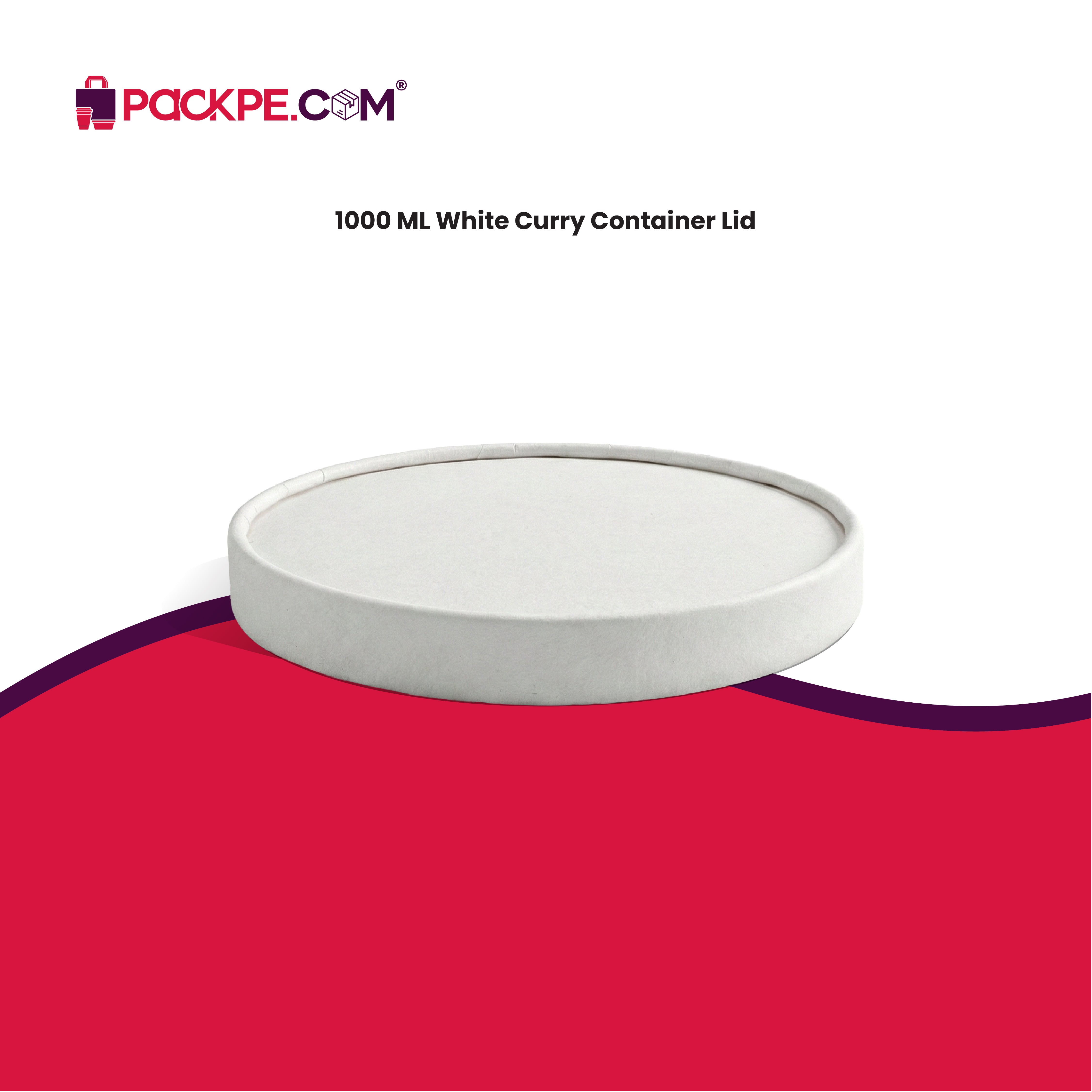 Nippon Paper Lid 1000 ml – Pack of 500 - Packpe.Com