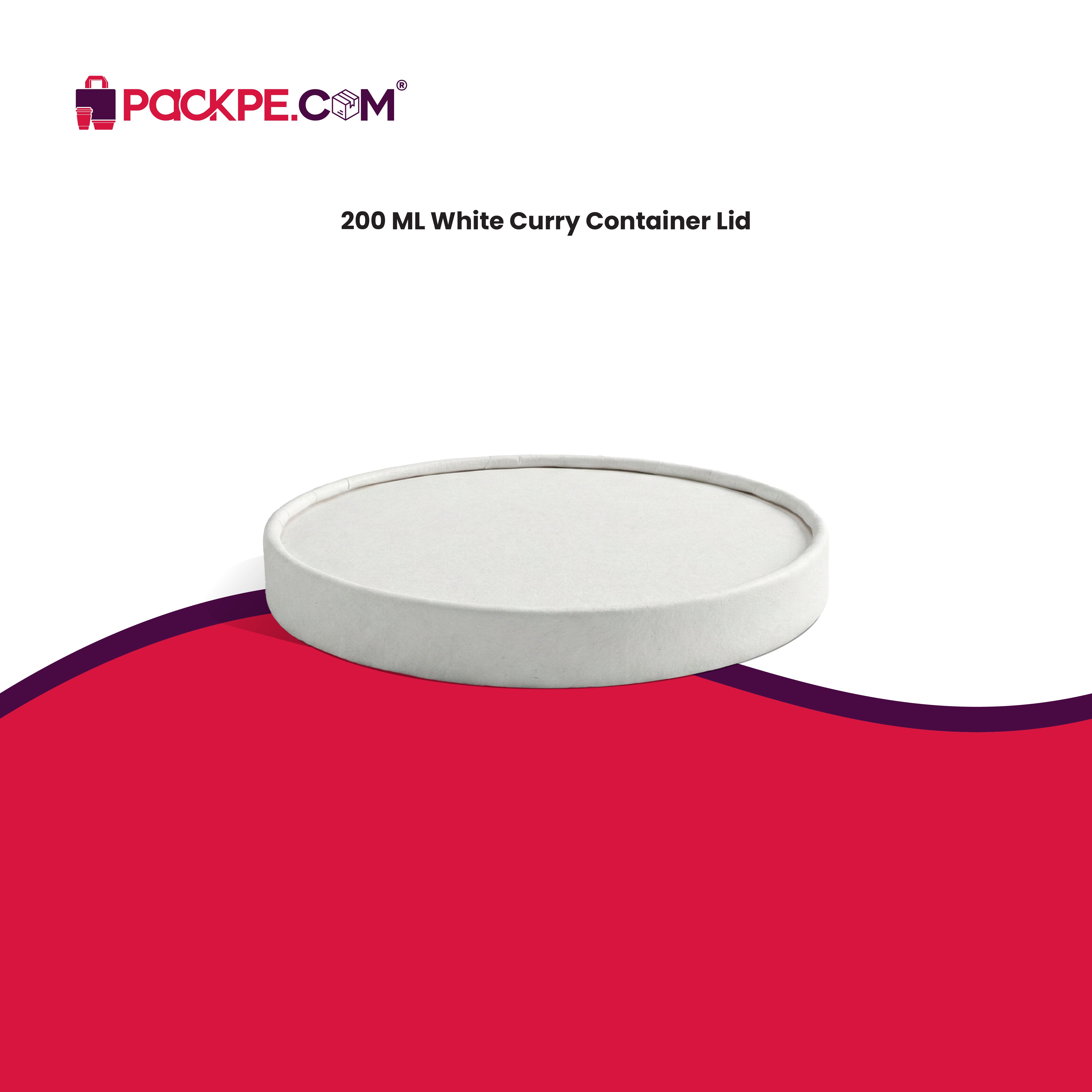 Nippon Paper Lid 200 ml – Pack of 1000 - Packpe.Com