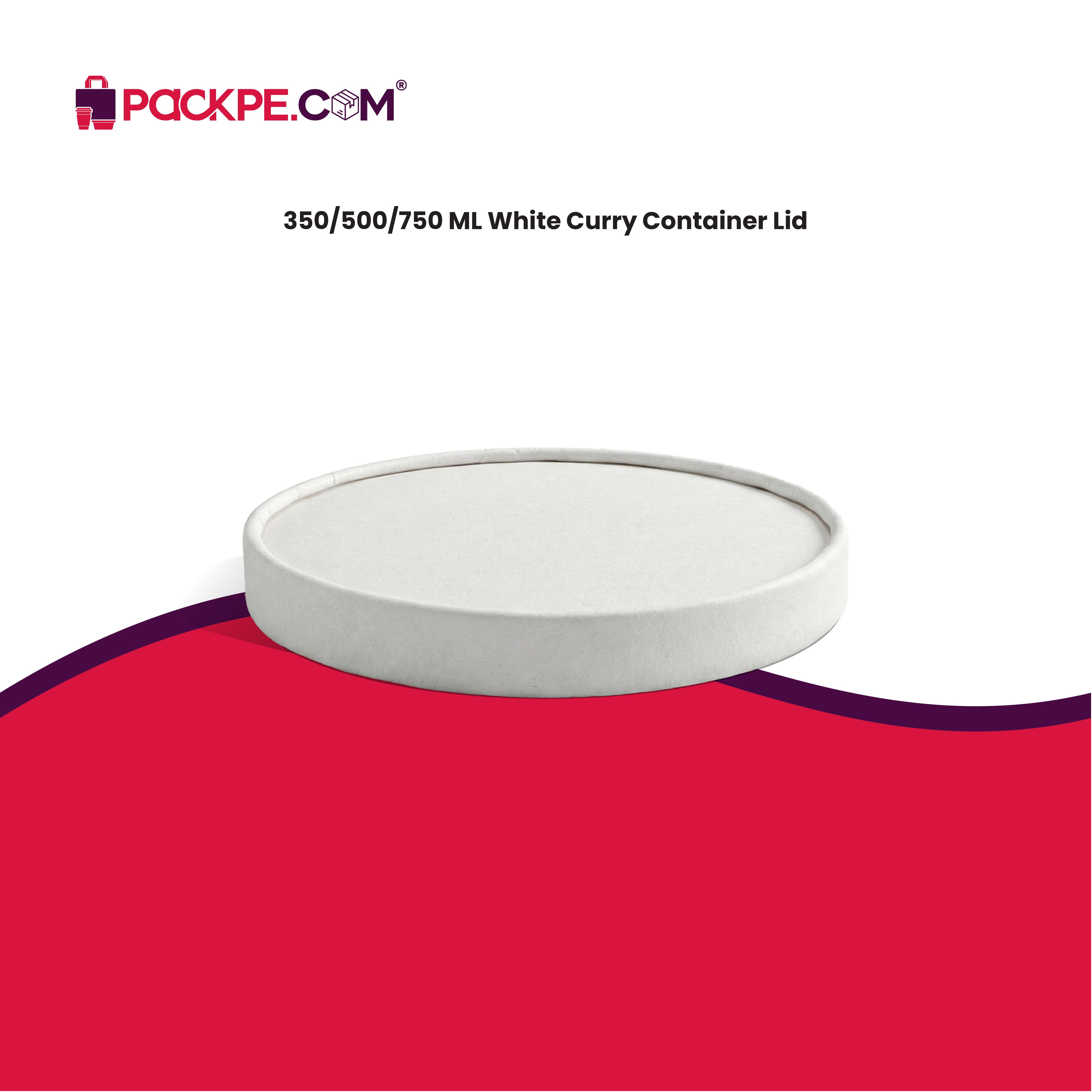 Nippon Paper Lid 350/500/750 ml – Pack of 1000 - Packpe.Com