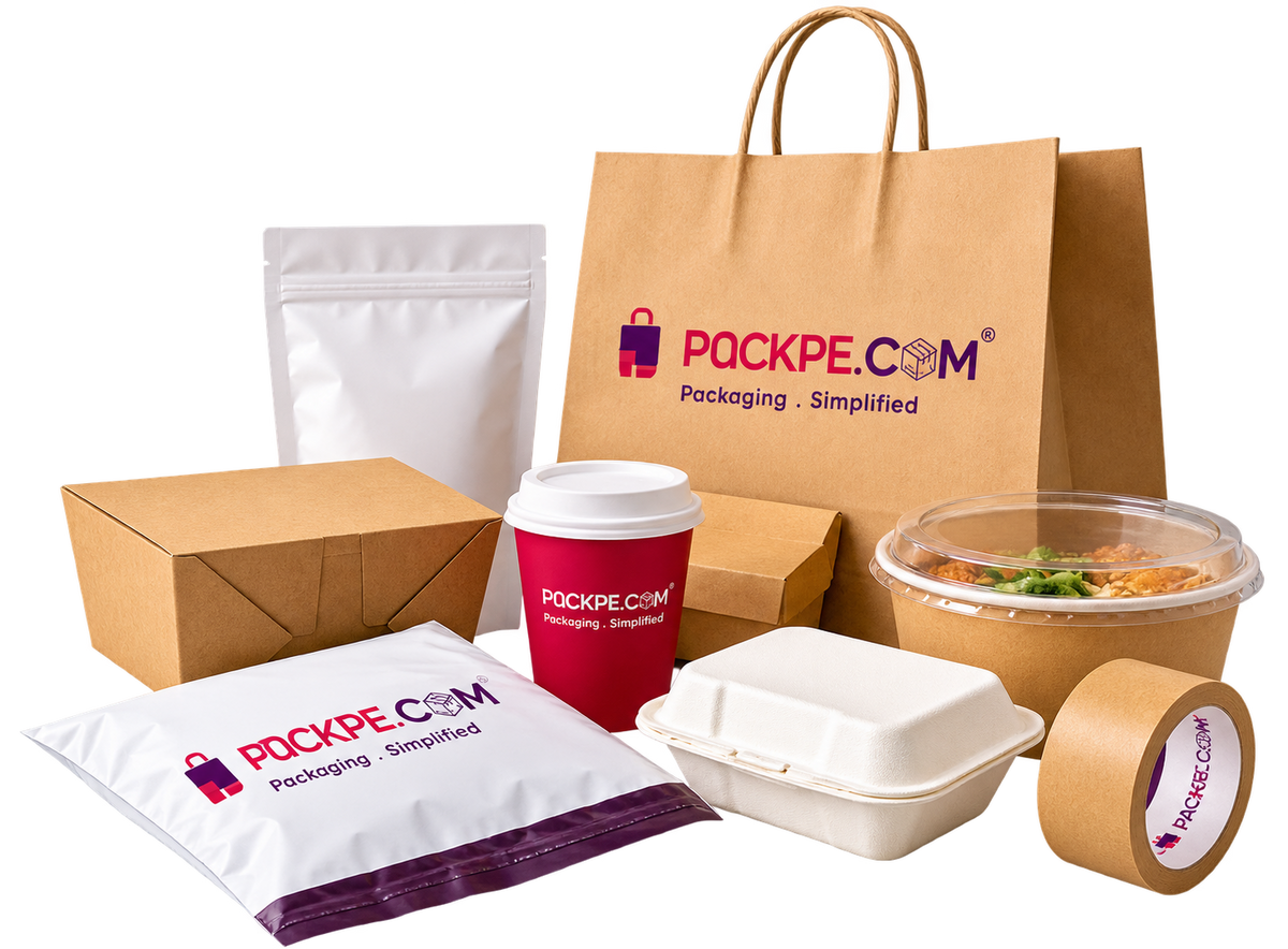 Packpe food, e-commerce and retail packaging range