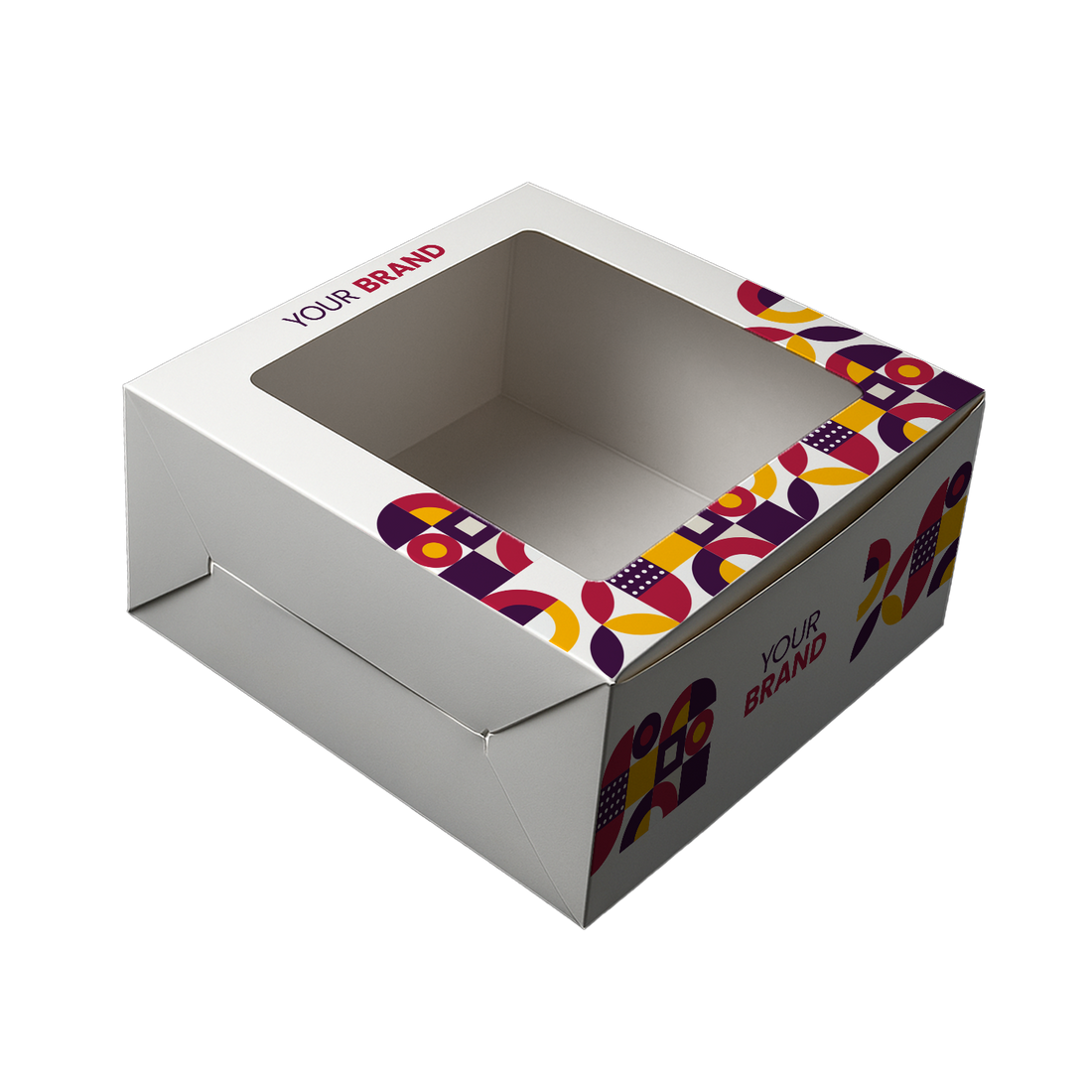 Custom printed cake box